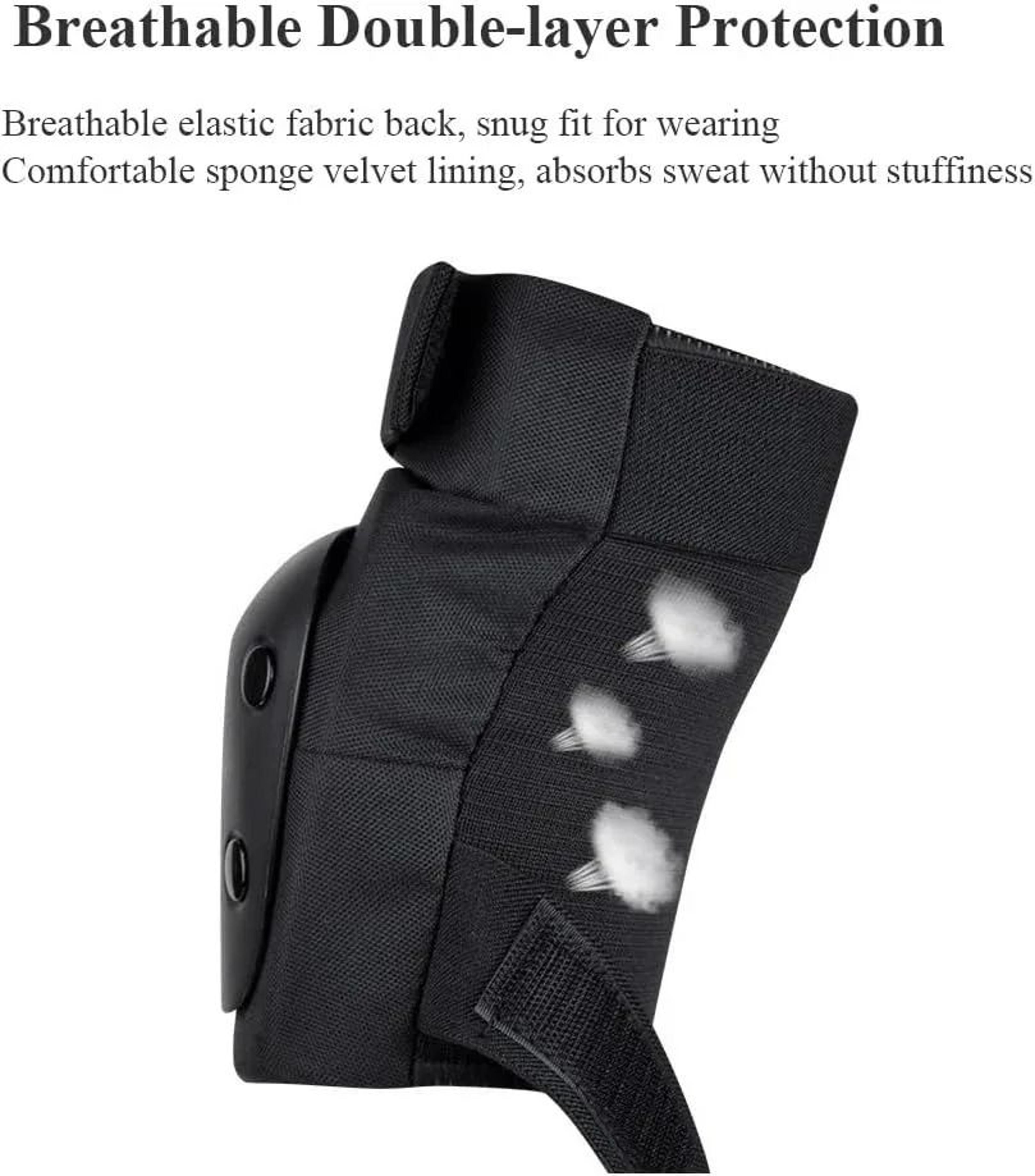 Adult  Youth 6in1 Protective Gear Safety Set Knee Elbow  Wrist Guards 3
