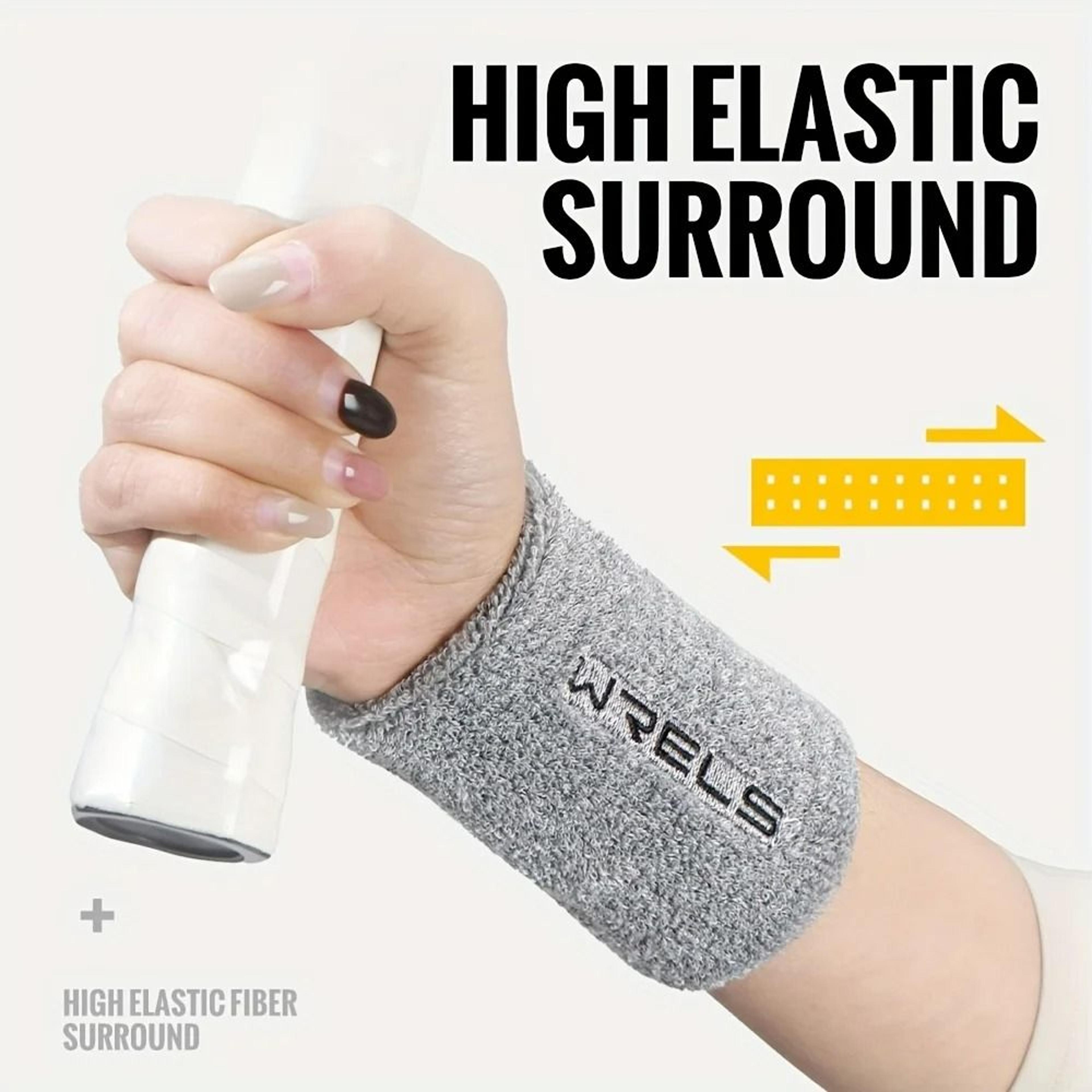 HighAbsorbency Athletic Wristbands And Elastic Workout Sweatbands 5