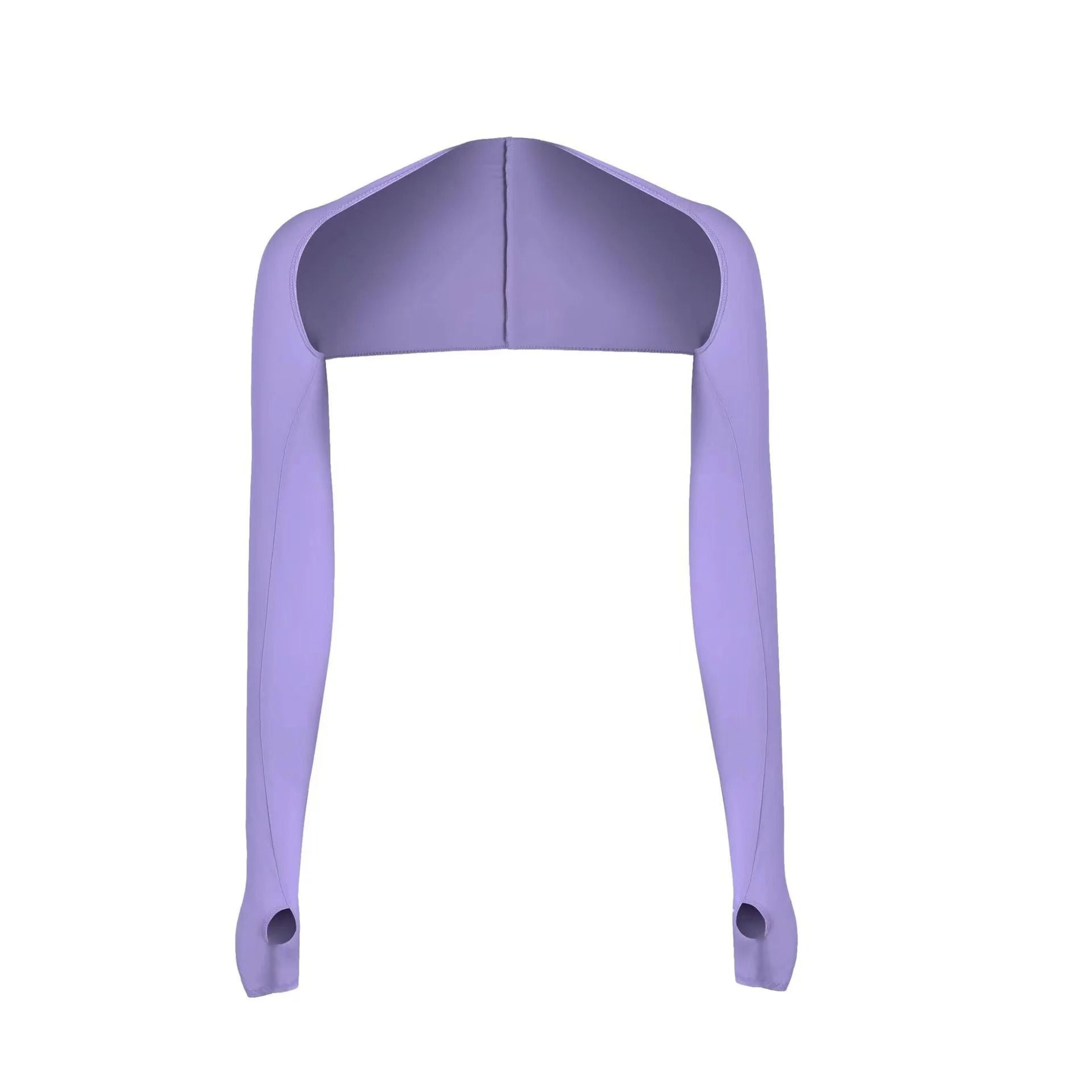 Cooling Shawl Arm Sleeves With Finger Holes 14