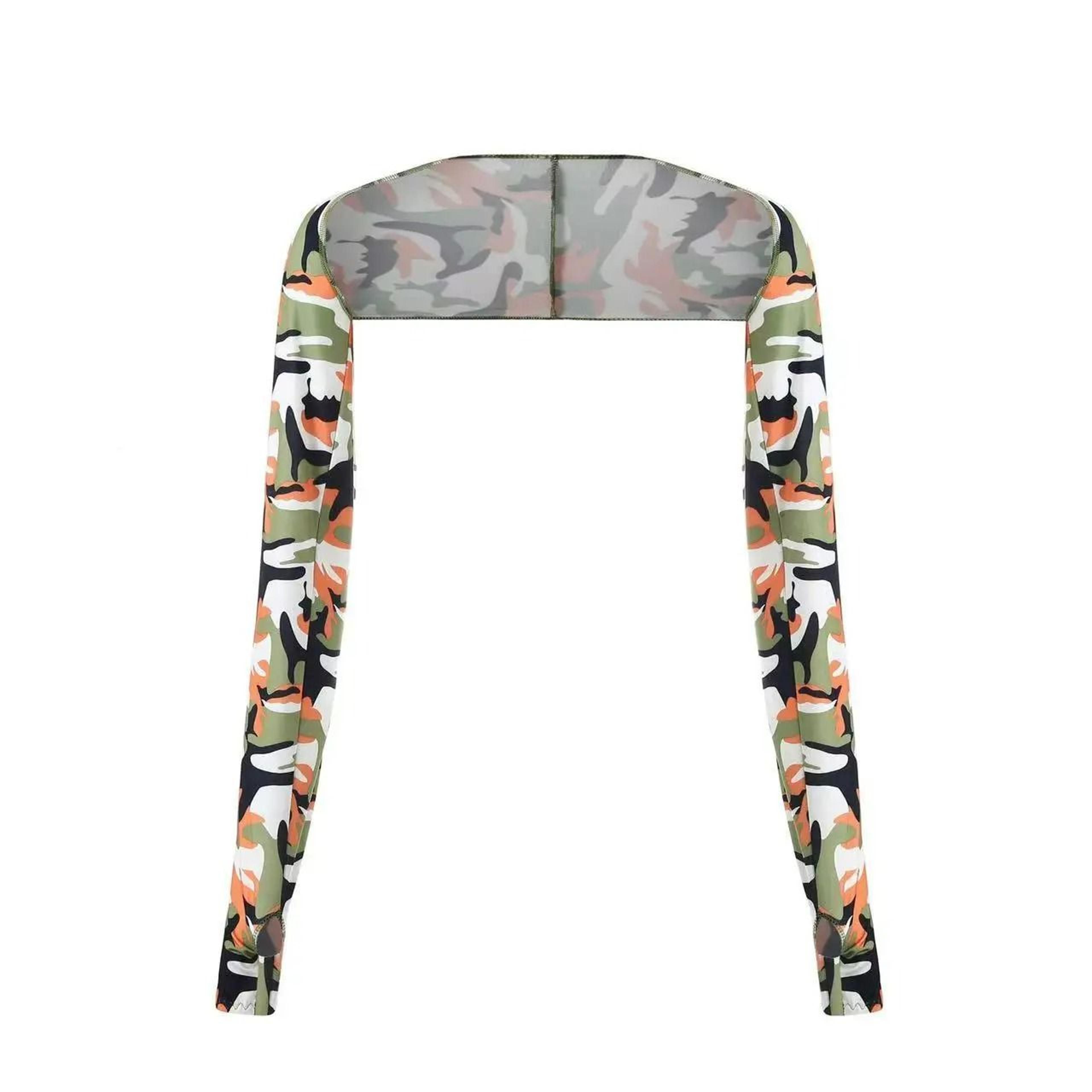 Cooling Shawl Arm Sleeves With Finger Holes 19