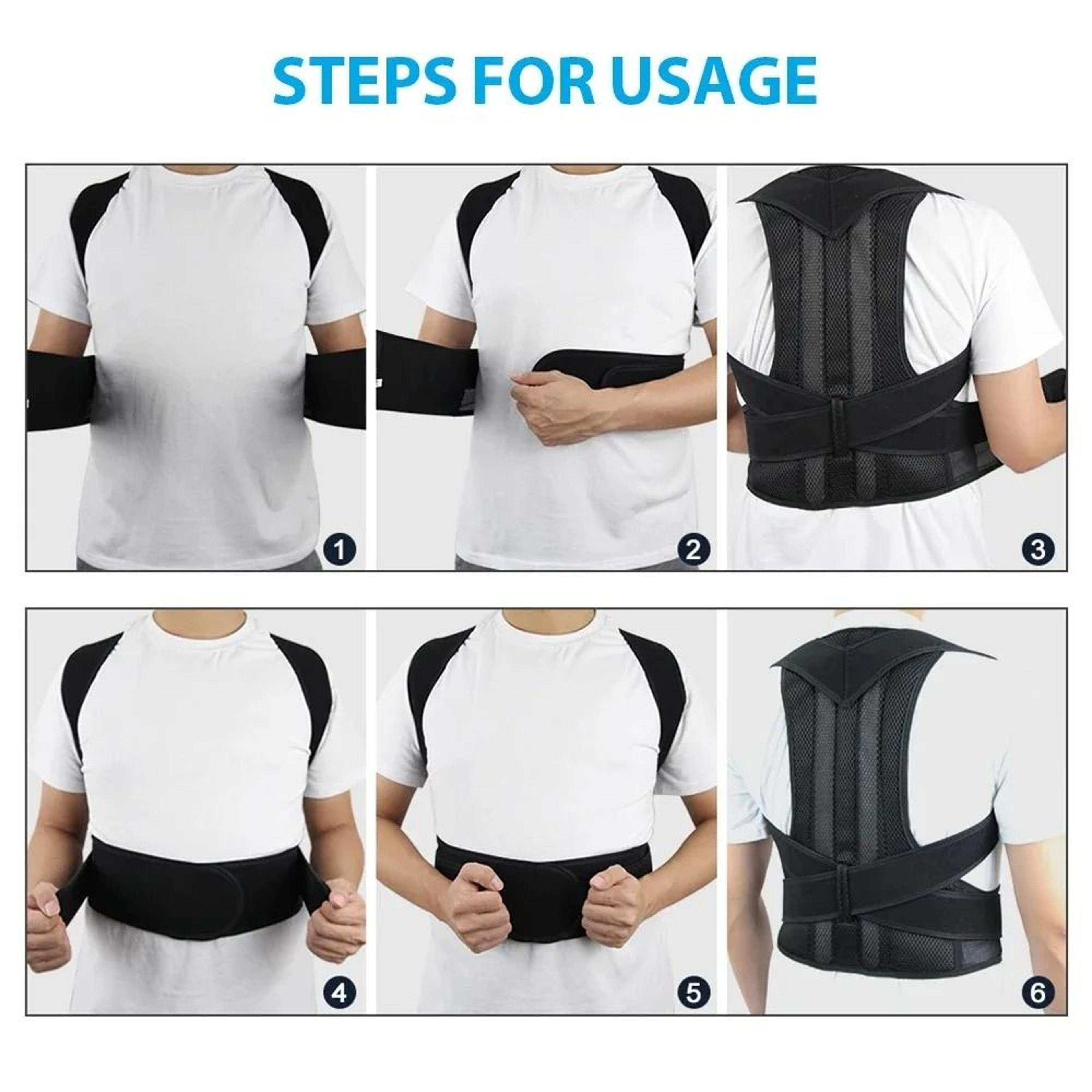 FullBack Posture Corrector And Lumbar Support Brace 5