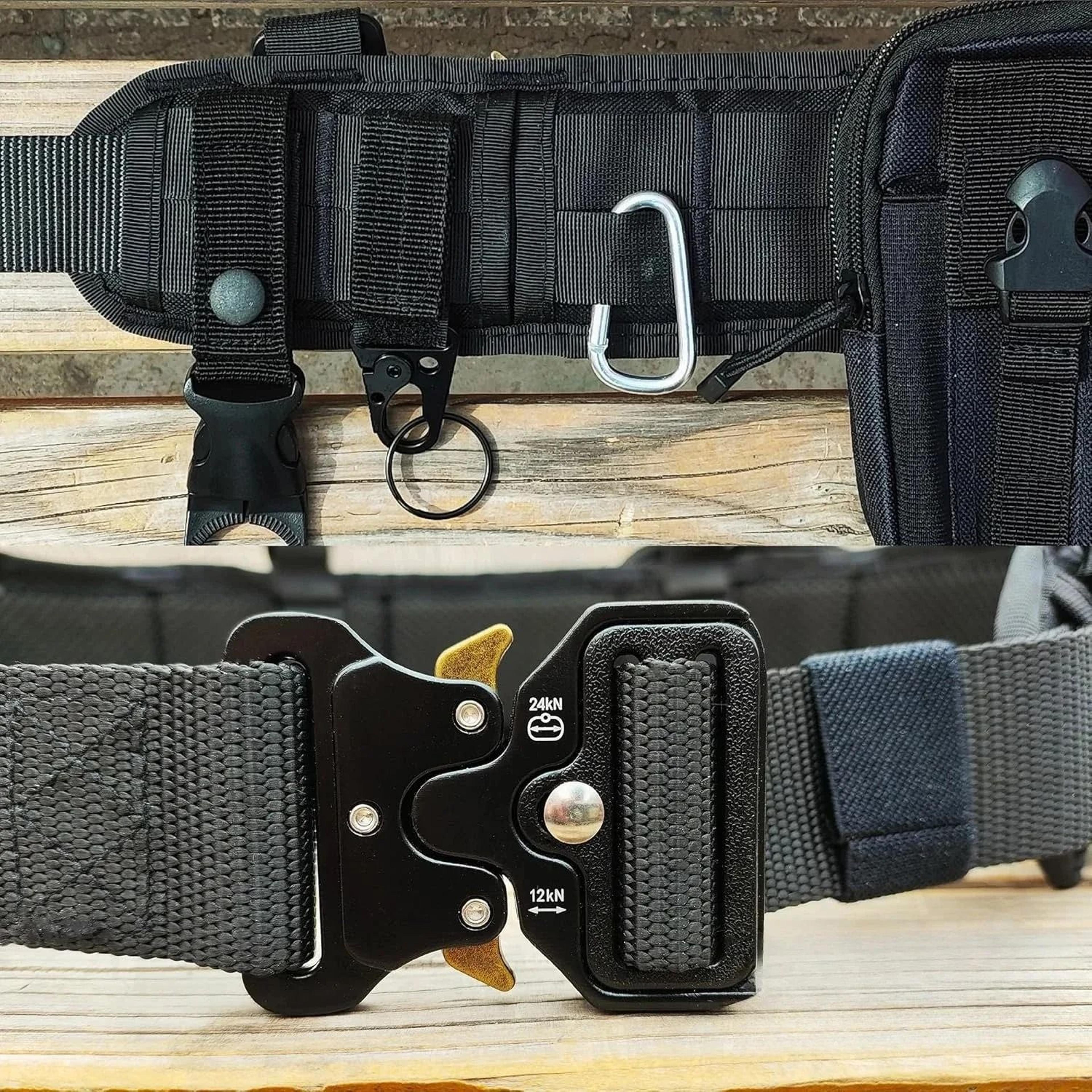 Adjustable Padded Utility Waist Belt With Quick Release Buckle 2