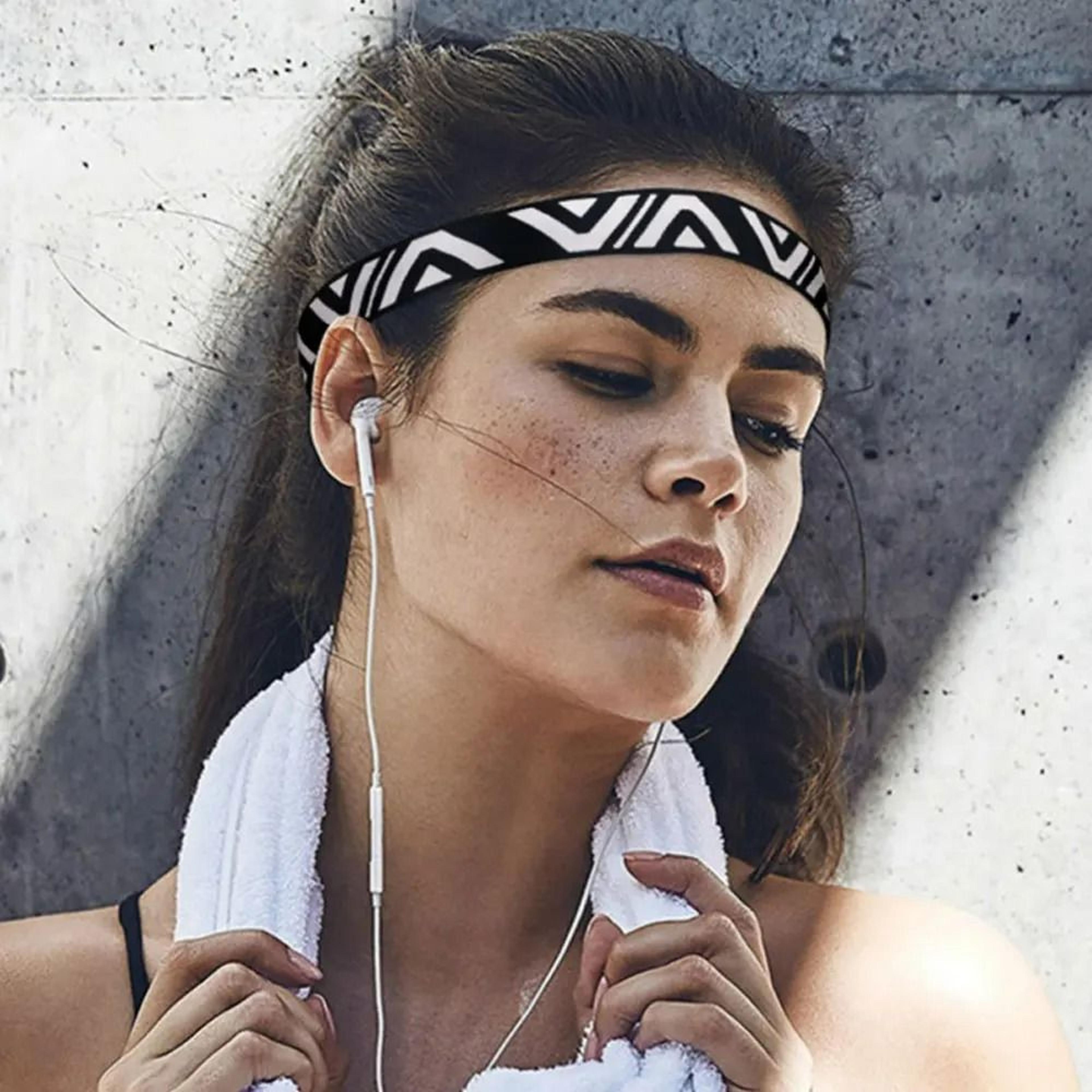 Unisex Elastic Sports Fitness Sweatband  Hairband 4