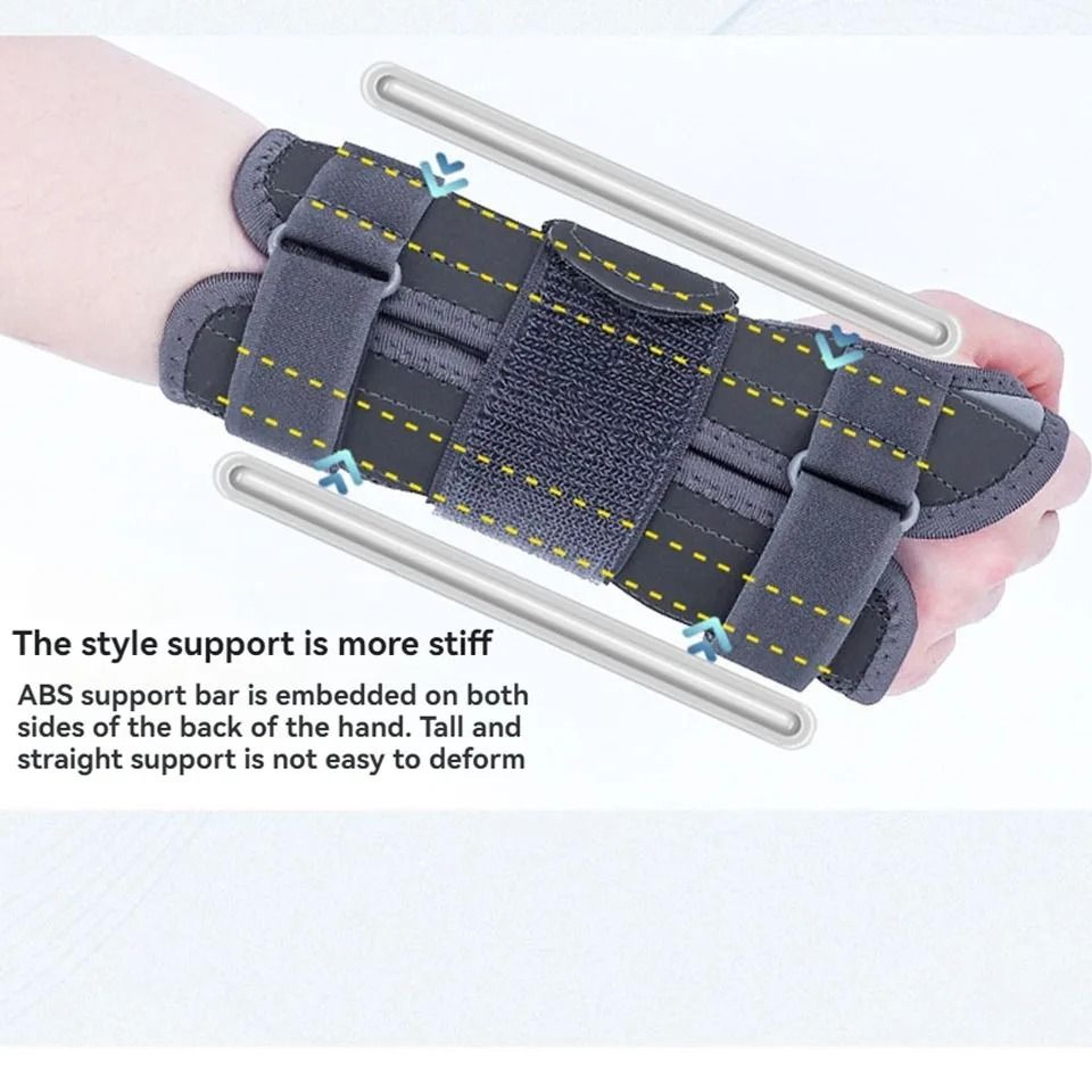 Ergonomic Wrist Support Brace With Metal Splint Stabilizer 5