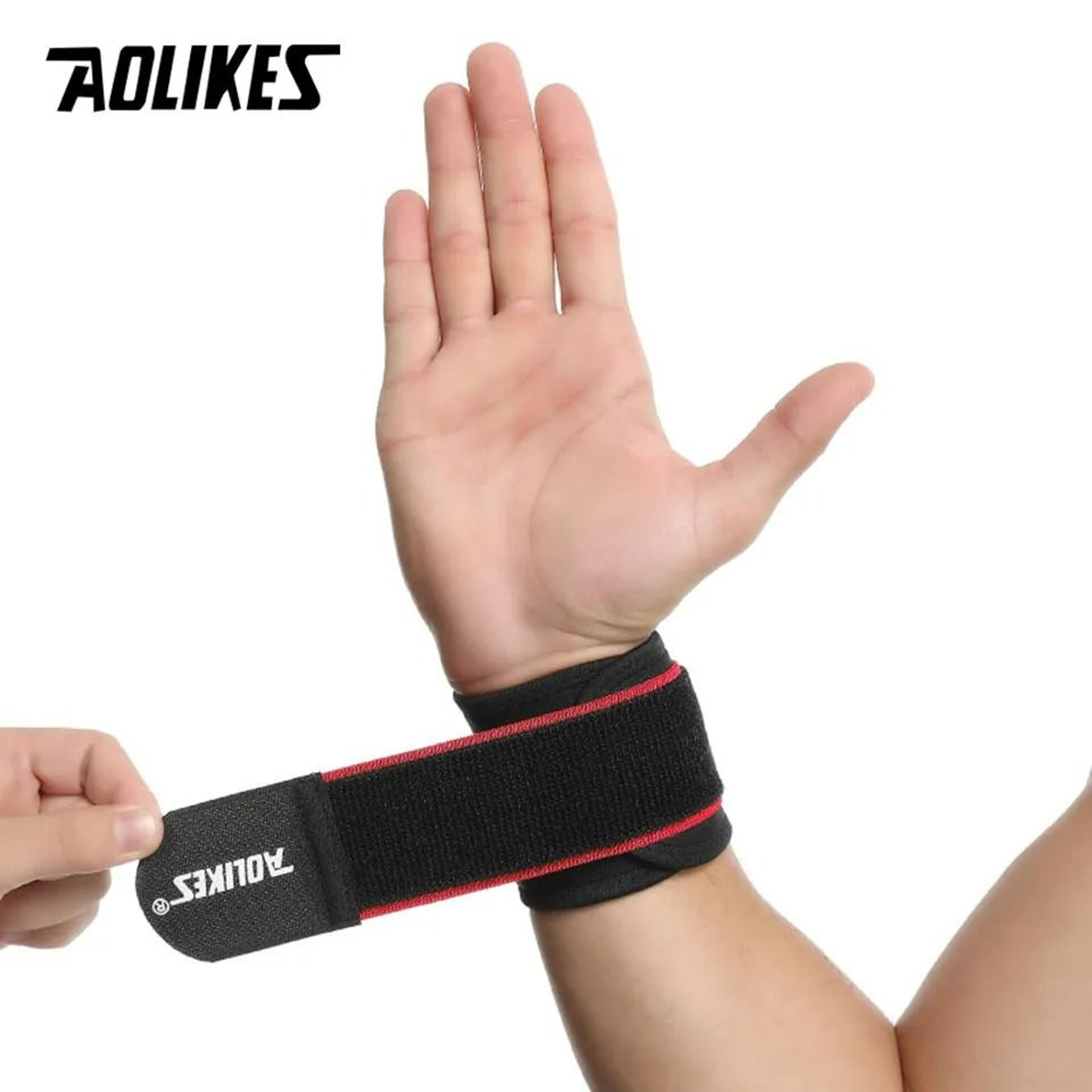 Adjustable Compression Sports Wristband And Gym Support Strap 3