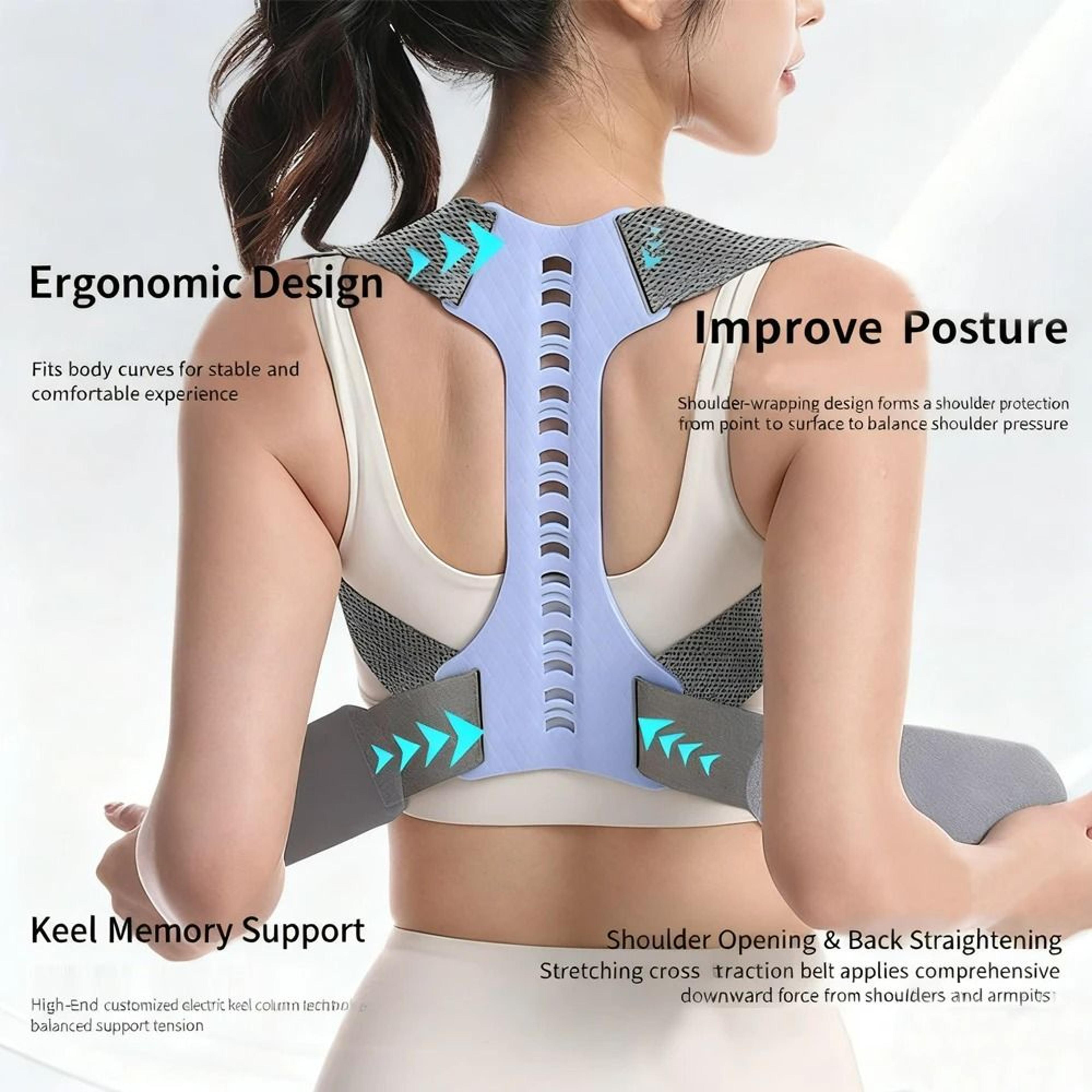Adjustable FullSupport Posture Corrector  Back Brace 1