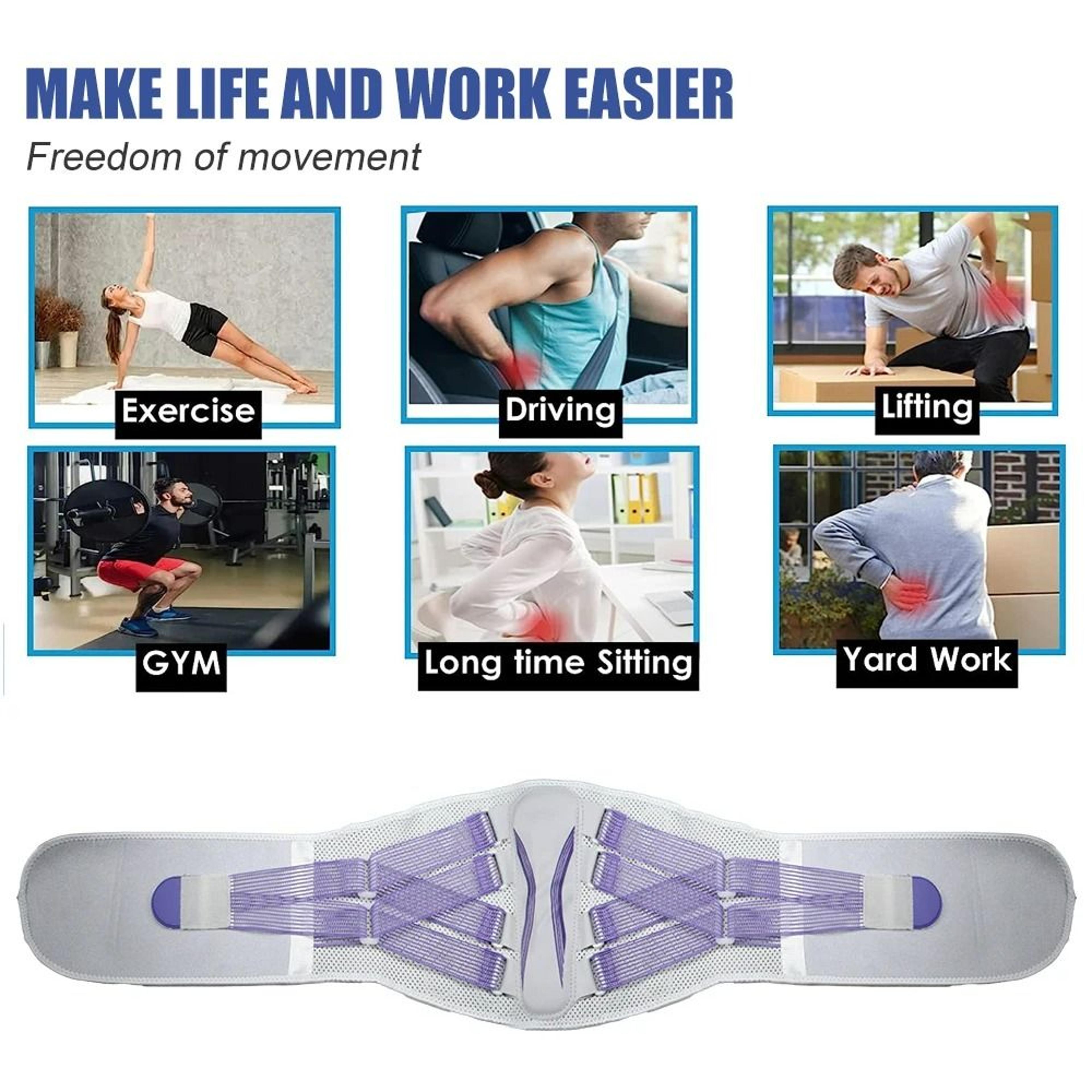Ergonomic Lumbar Support Back Brace 6