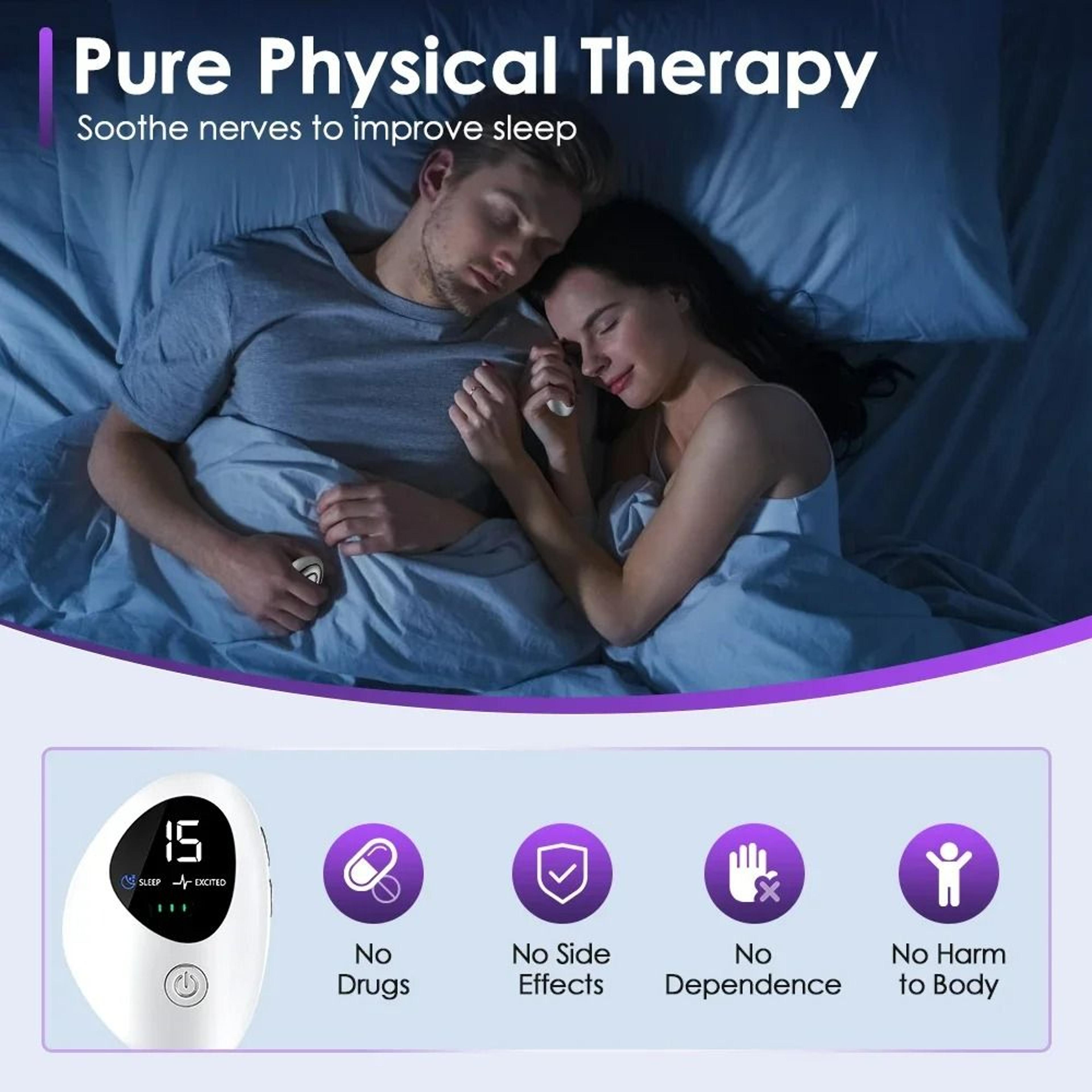 Handheld Microcurrent Sleep Aid Device For Stress  Anxiety Relief 4