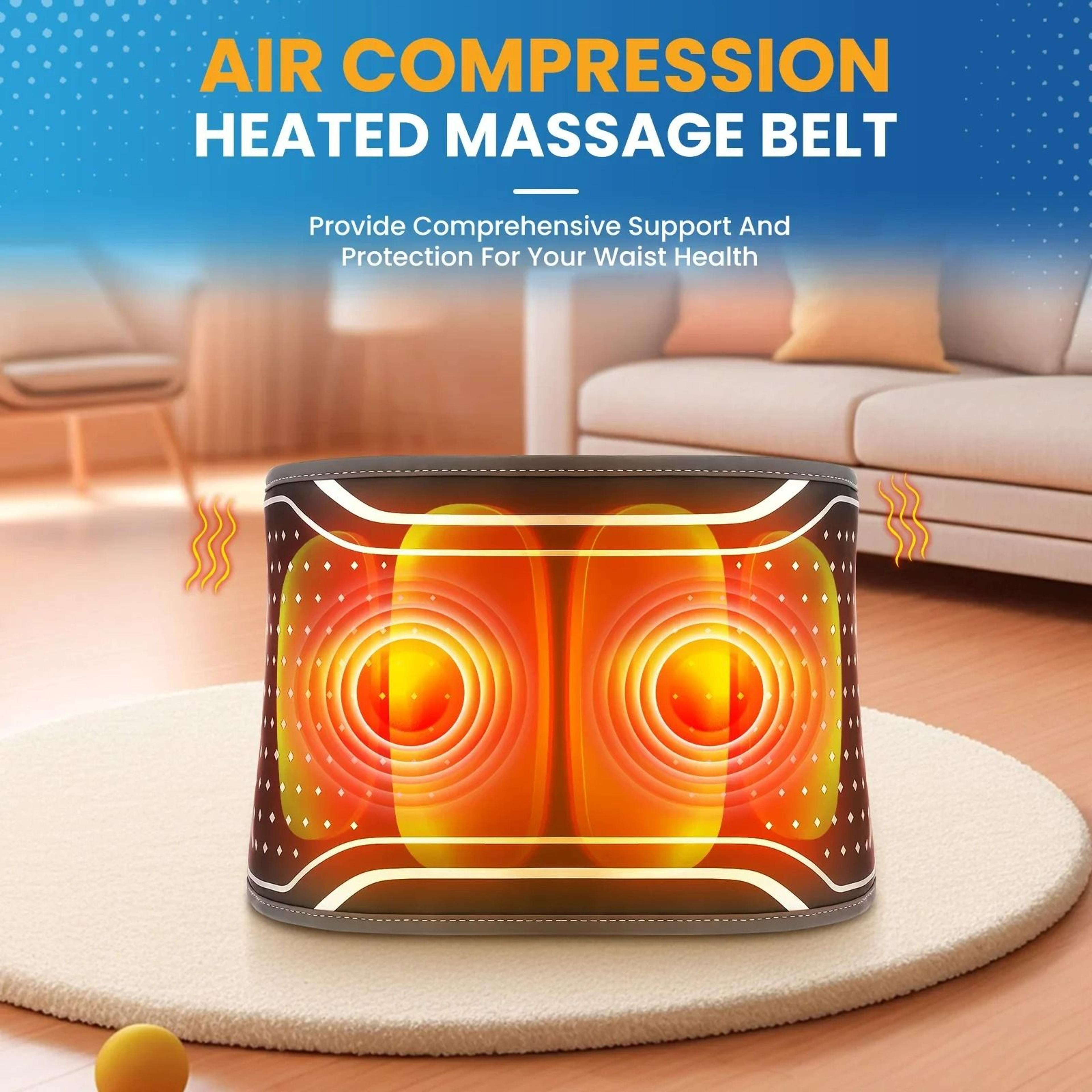 Inflatable Lumbar Support Belt With Heat  Vibration Massager 5