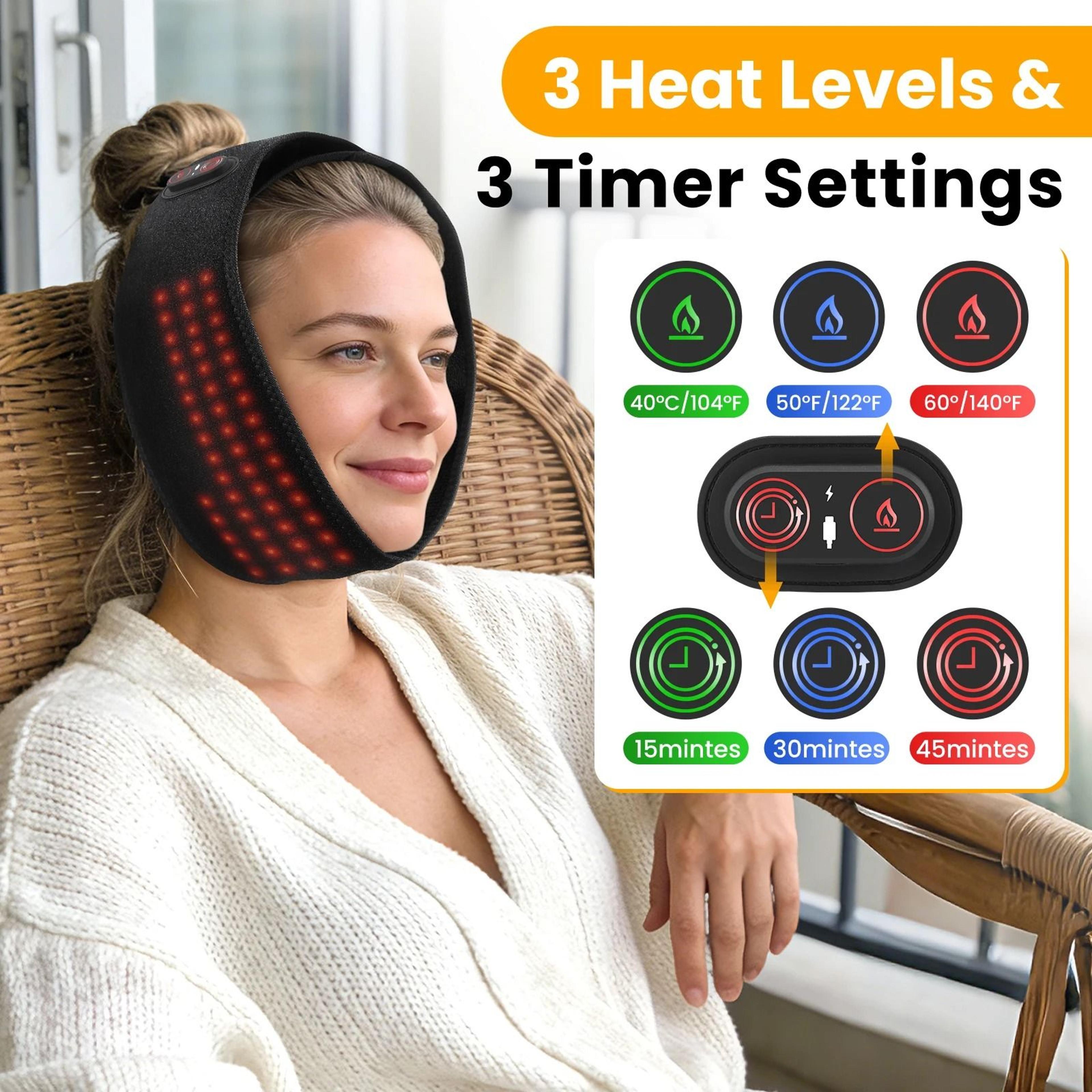 660nm LED Face Mask With 100 Real LEDs 5000mAh 3