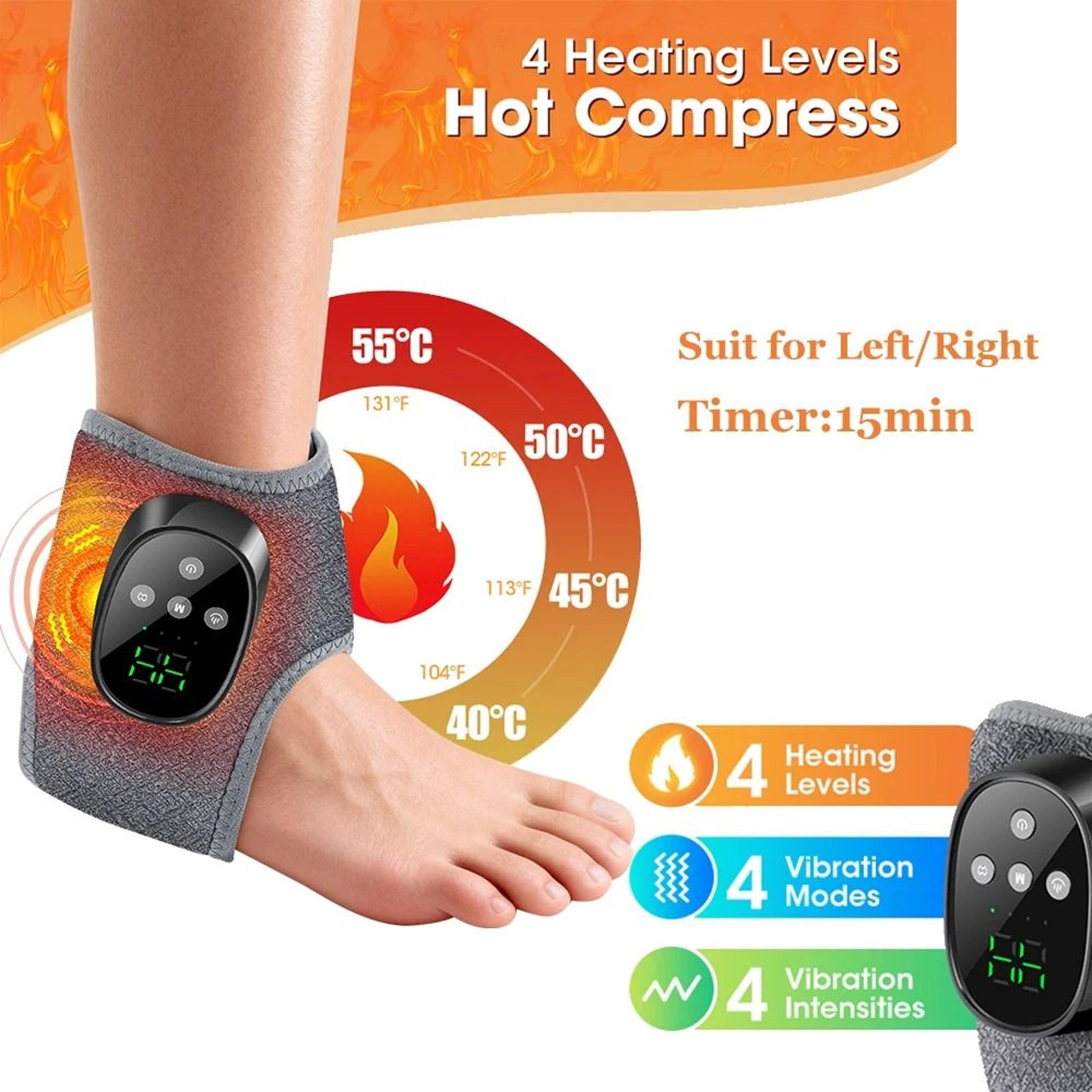 Cordless Heated Wrist  Foot Massager Wrap 6