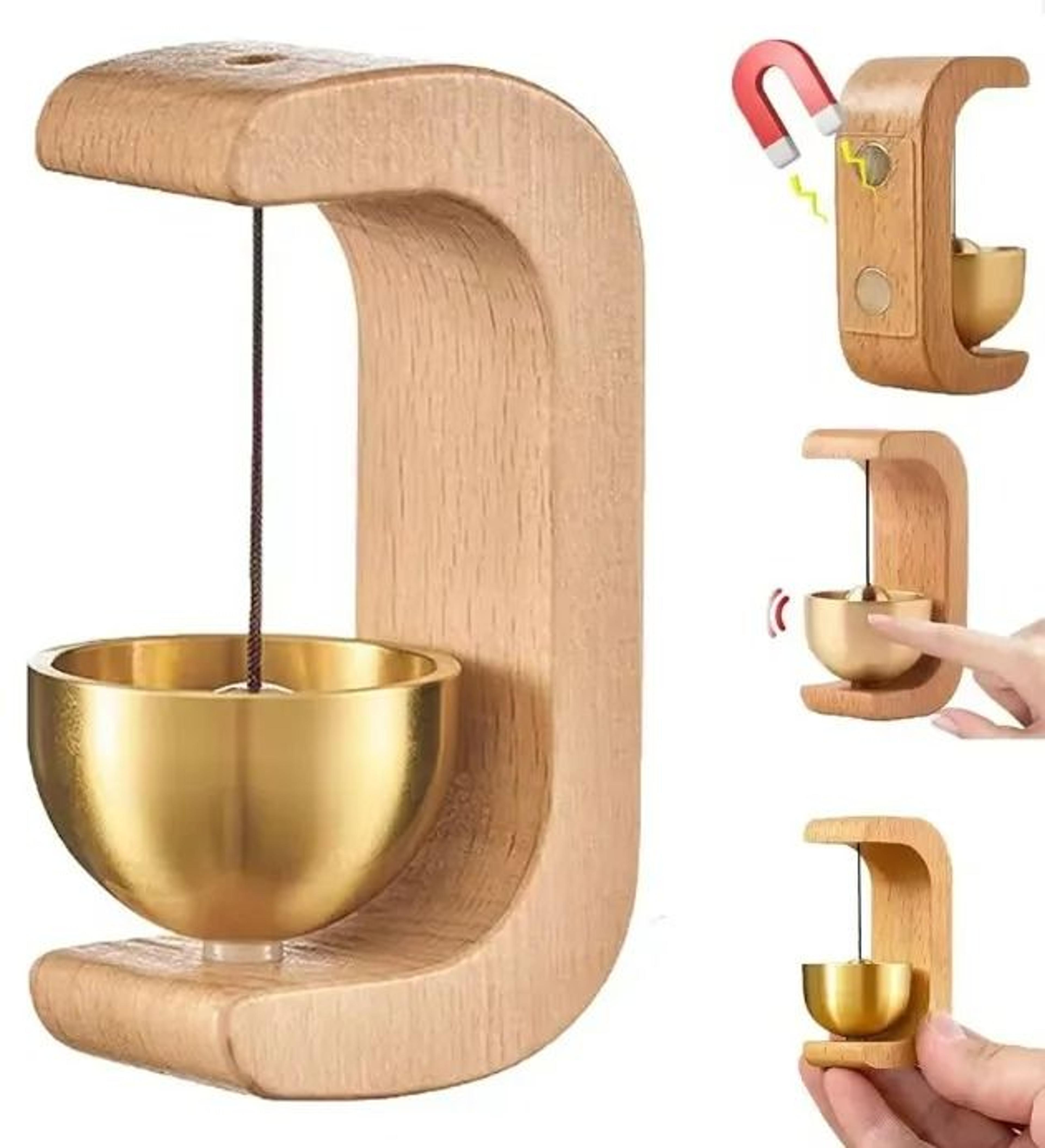 Simple Wooden Doorbell Wind Chime  Decorative Hanging Ornament 8