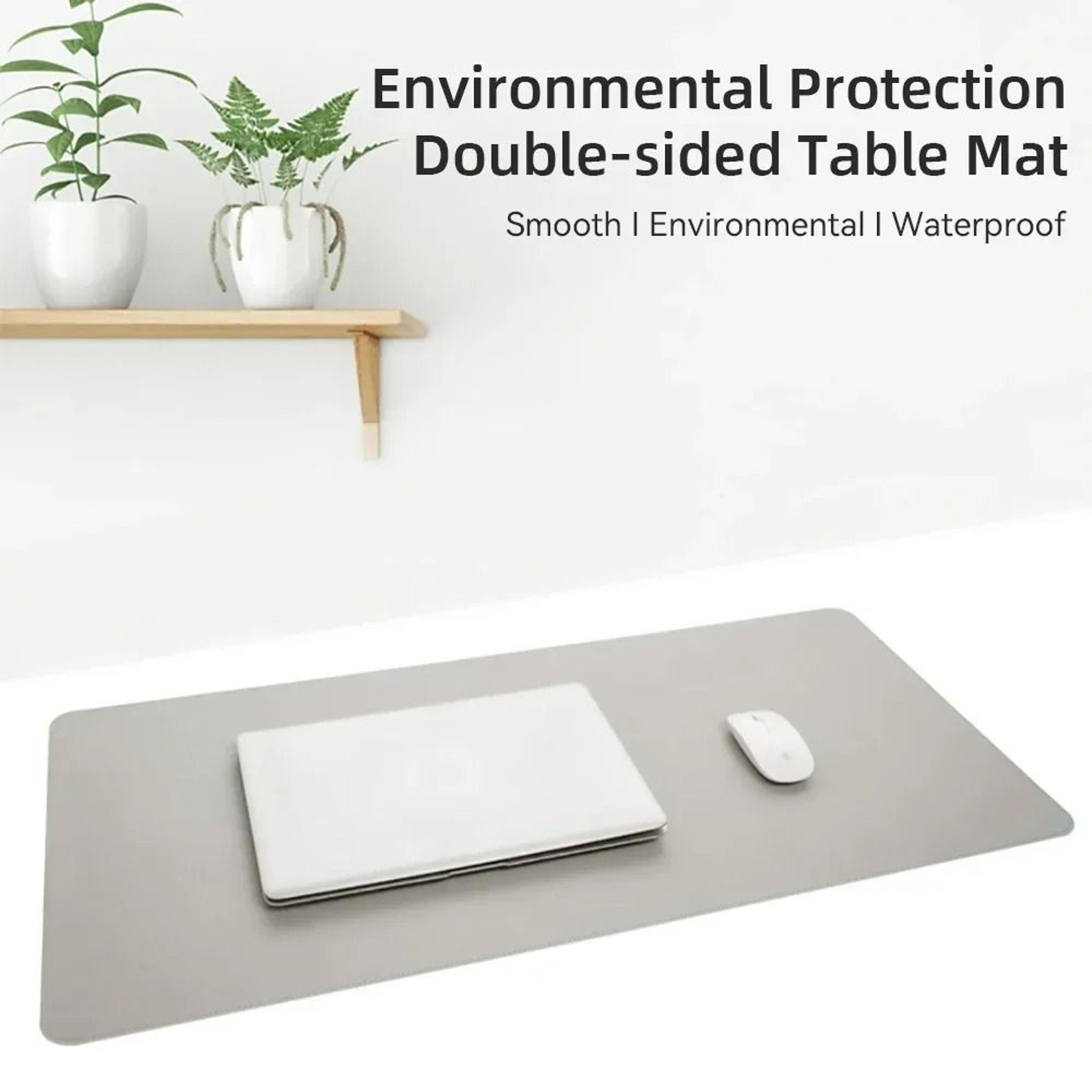Large PU Leather Waterproof Desk Protector Mat  Gaming Mousepad 2