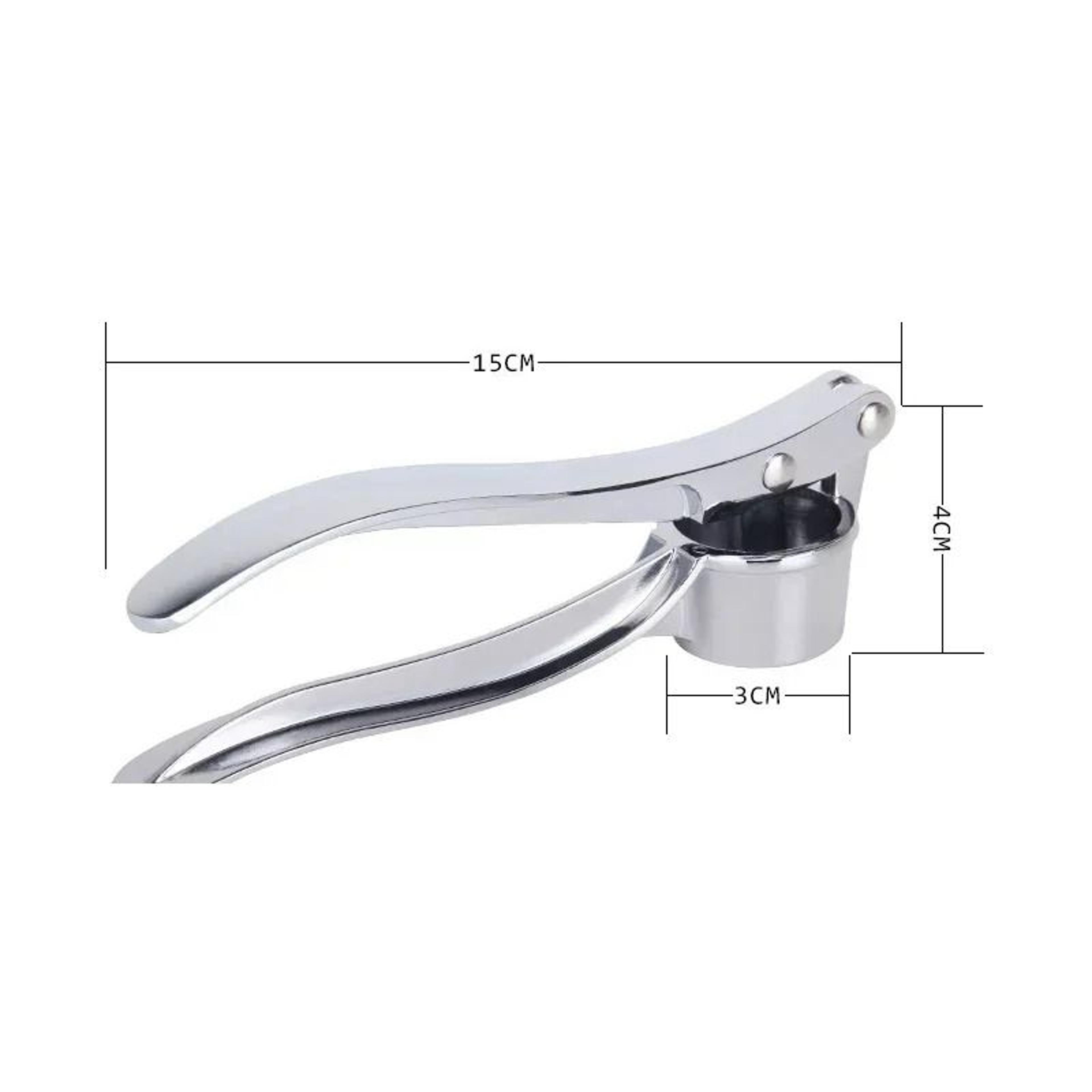 Stainless Steel Garlic Press  Smasher Tool 6