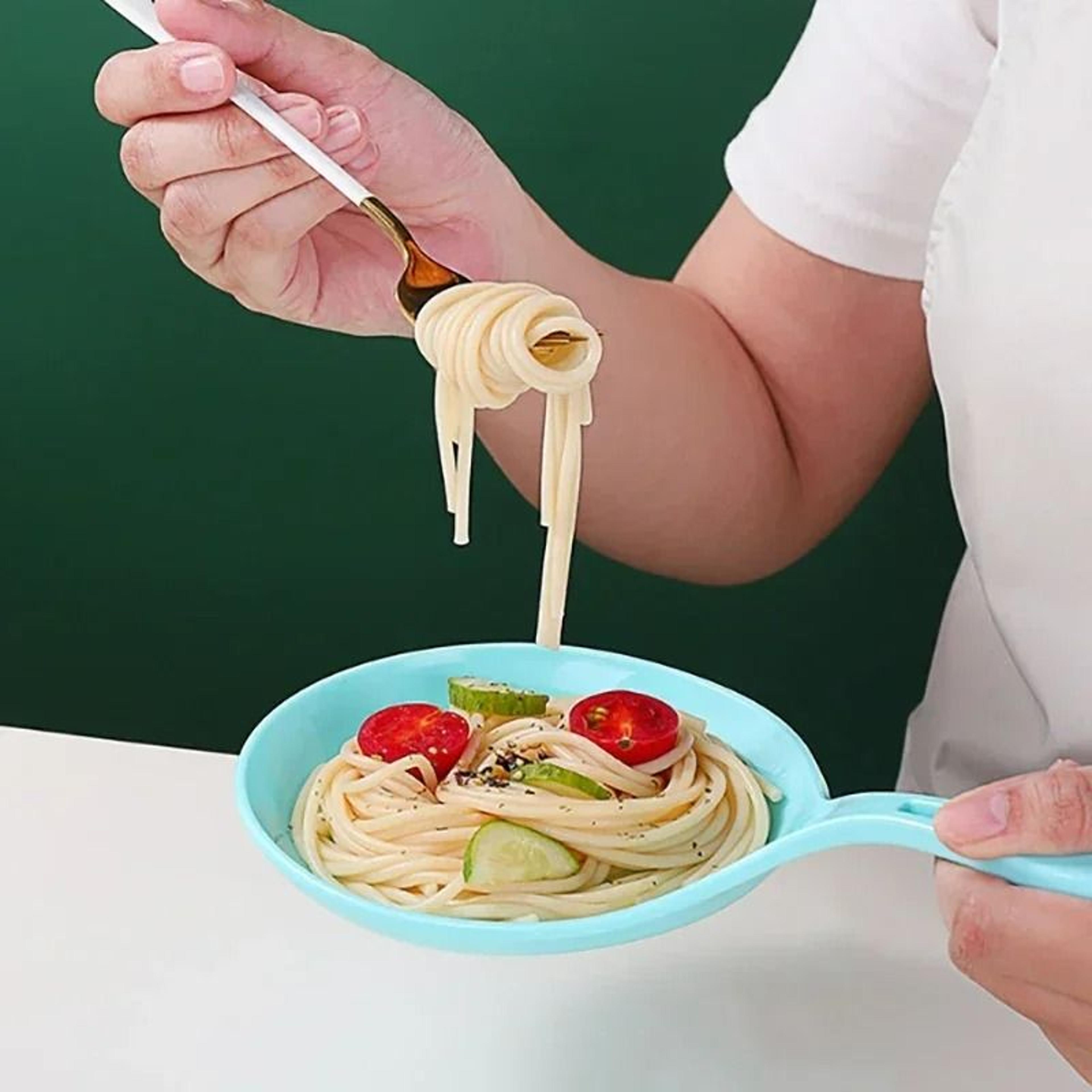 Korean Handheld Stainless Steel Snack Tray  Serving Platter 1
