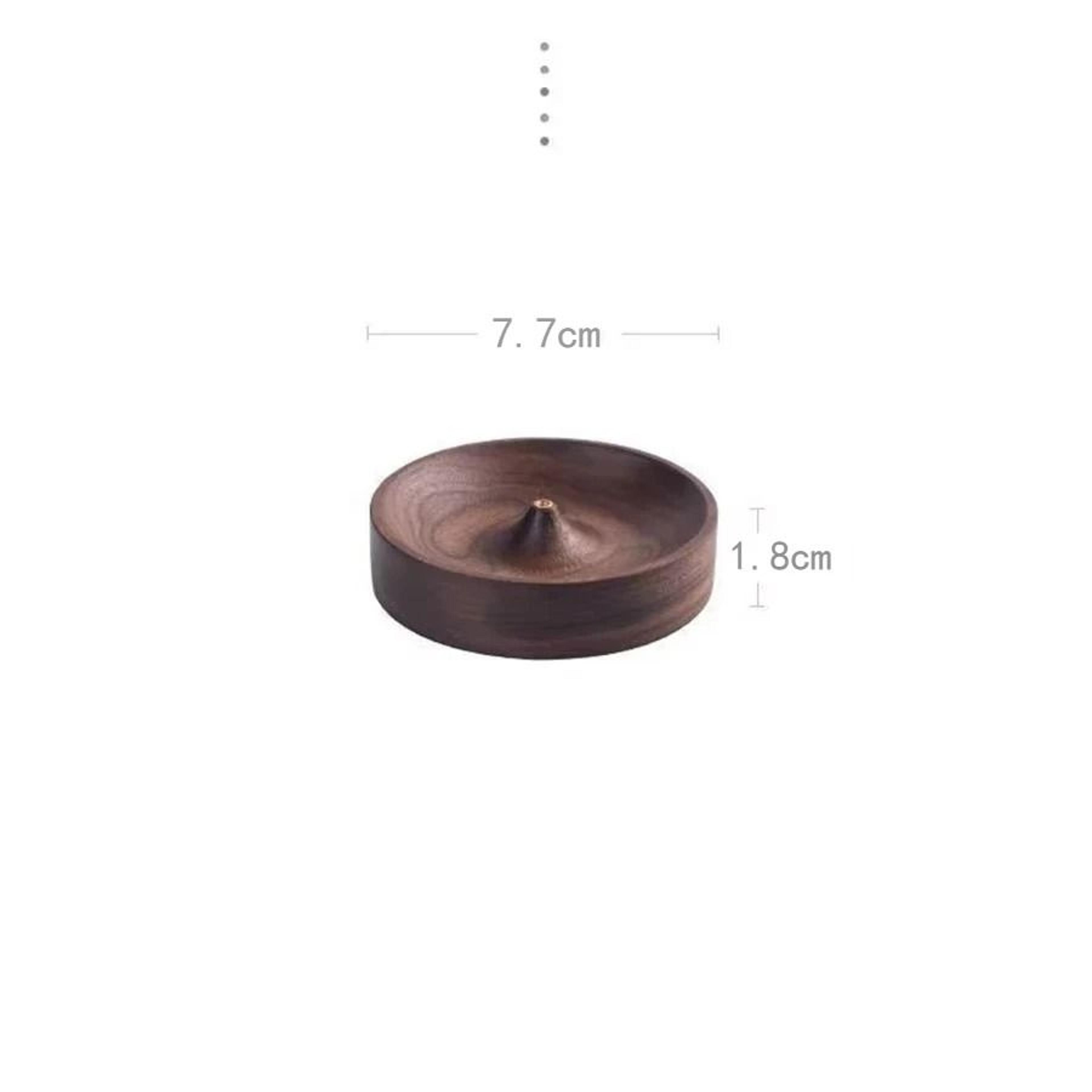 North American Black Walnut Solid Wood Incense Stick Holder  Tray 5