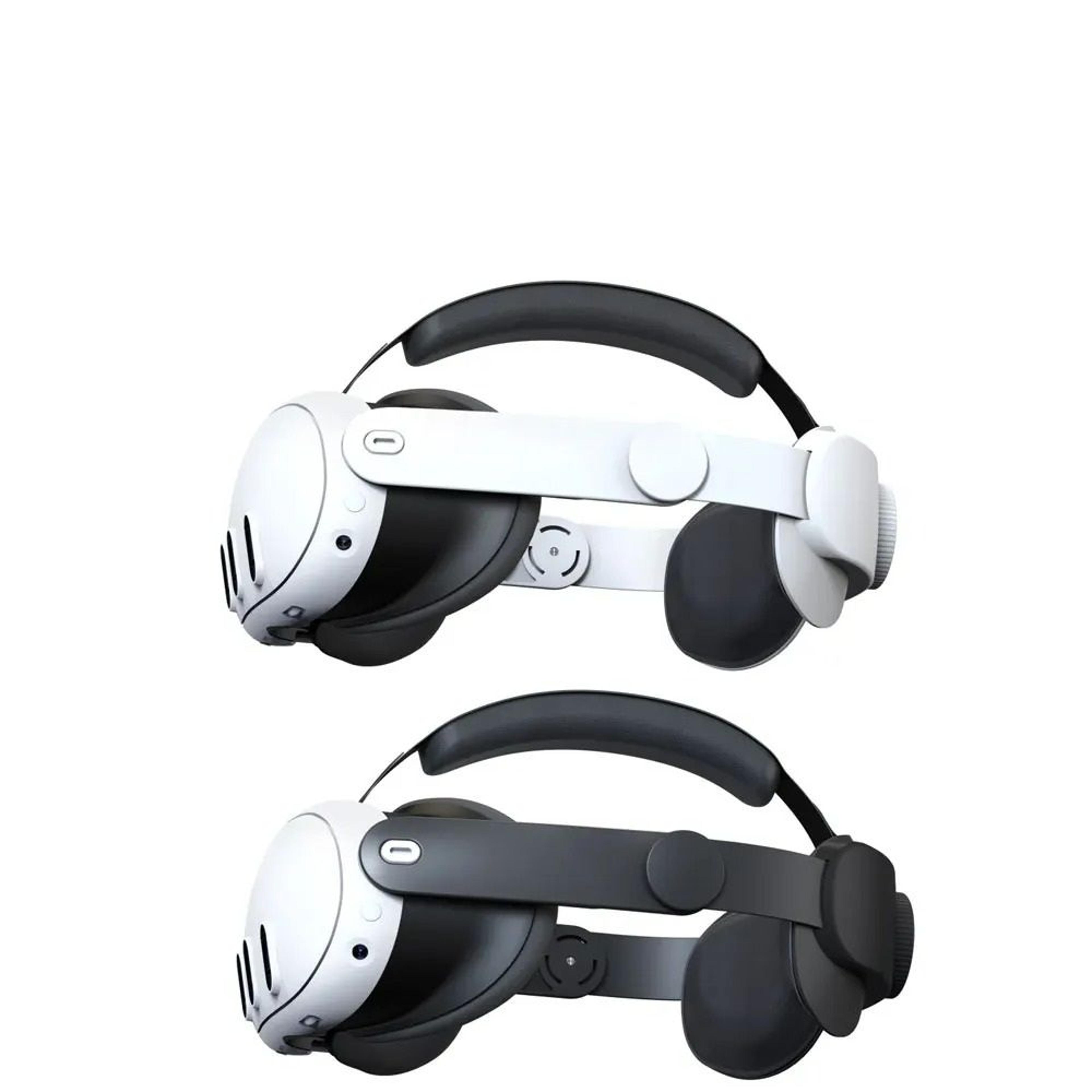 replaceable comfort head strap for meta quest 3 vr headset