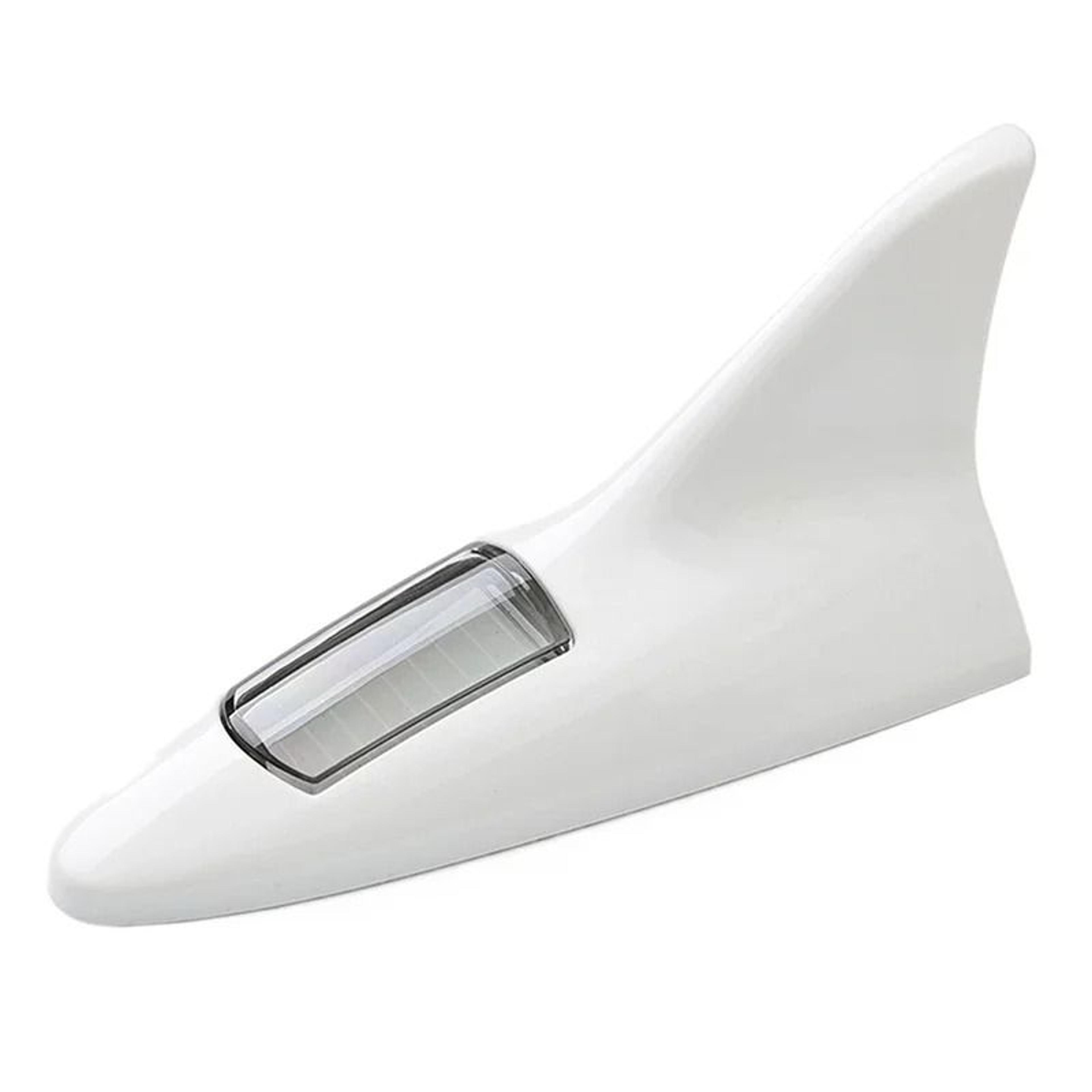 Universal Solar LED Lighted Car Shark Fin Antenna  Roof Tail Warning Light 9