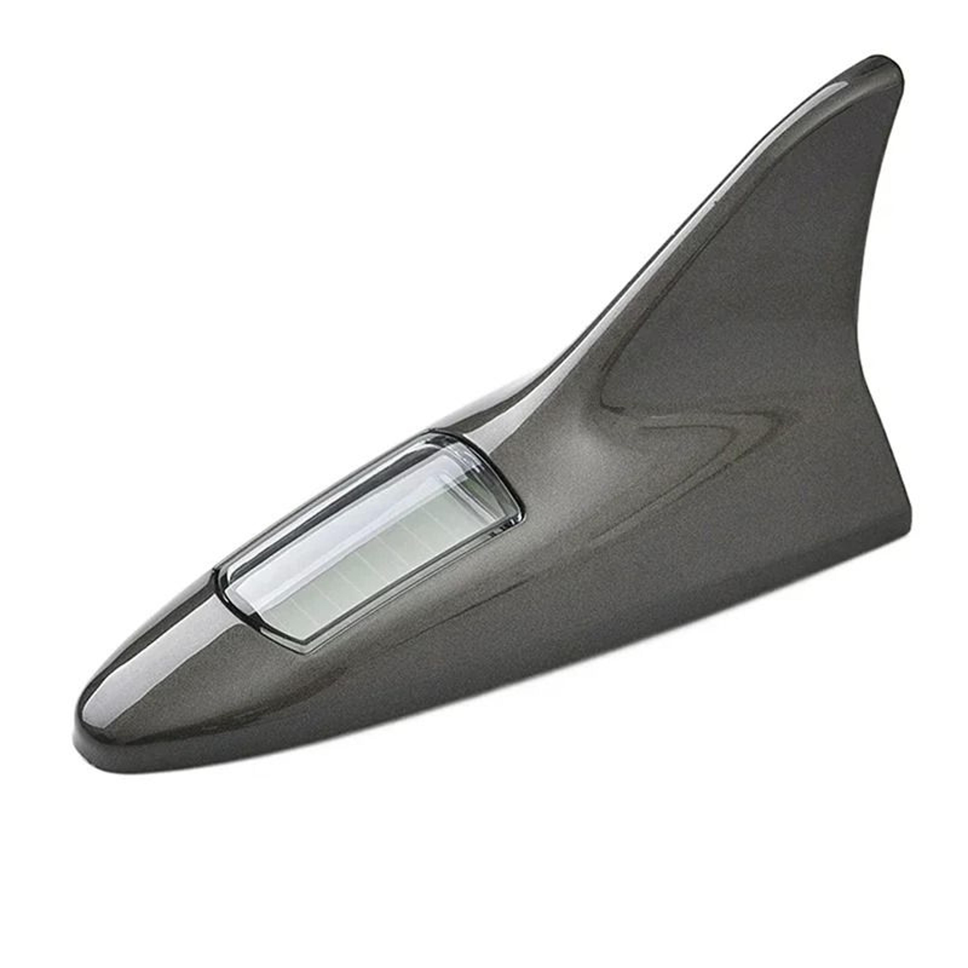 Universal Solar LED Lighted Car Shark Fin Antenna  Roof Tail Warning Light 8