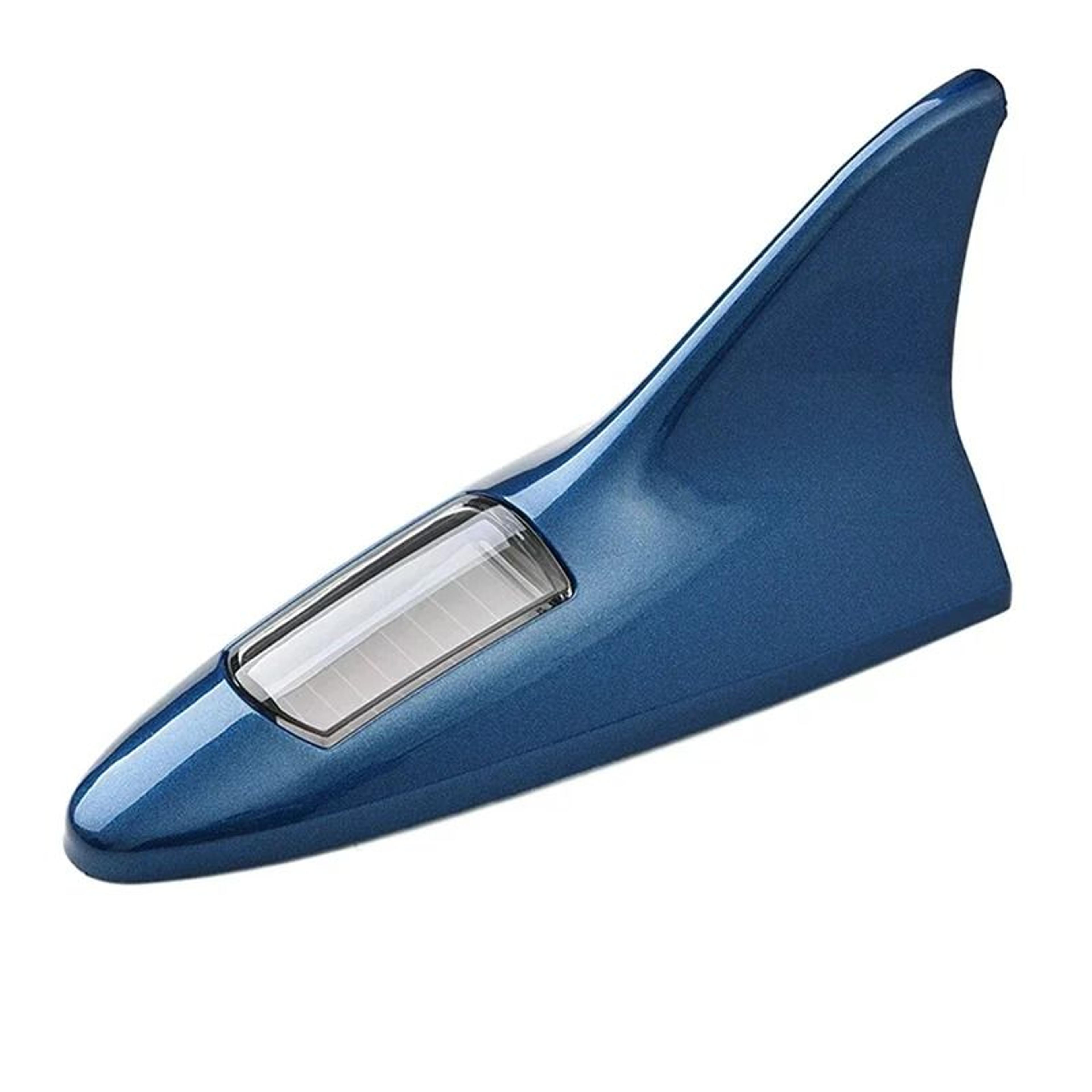 Universal Solar LED Lighted Car Shark Fin Antenna  Roof Tail Warning Light 11