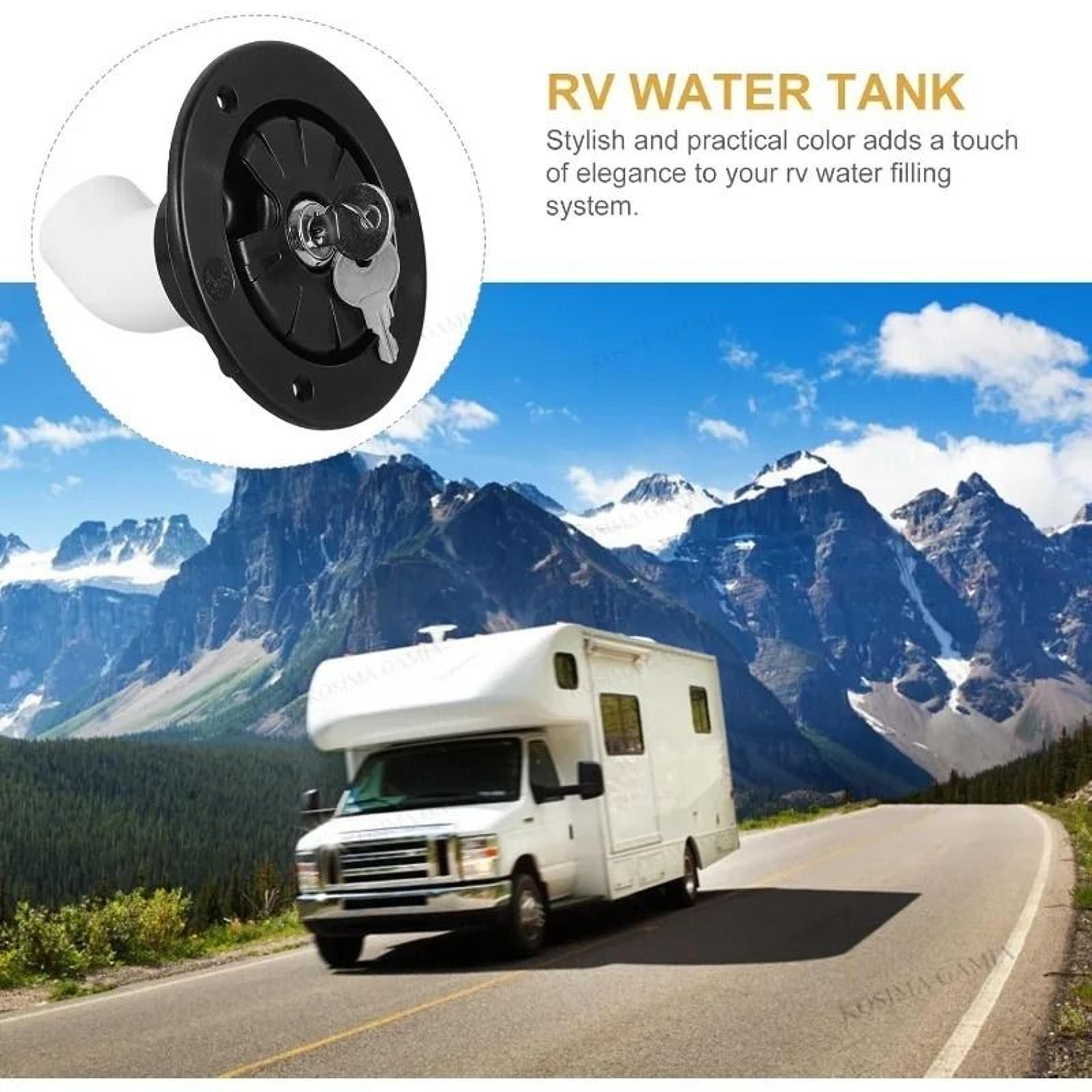 Keyed Lock RV Gravity Water Fill Inlet Hatch For Campers  Caravans 1