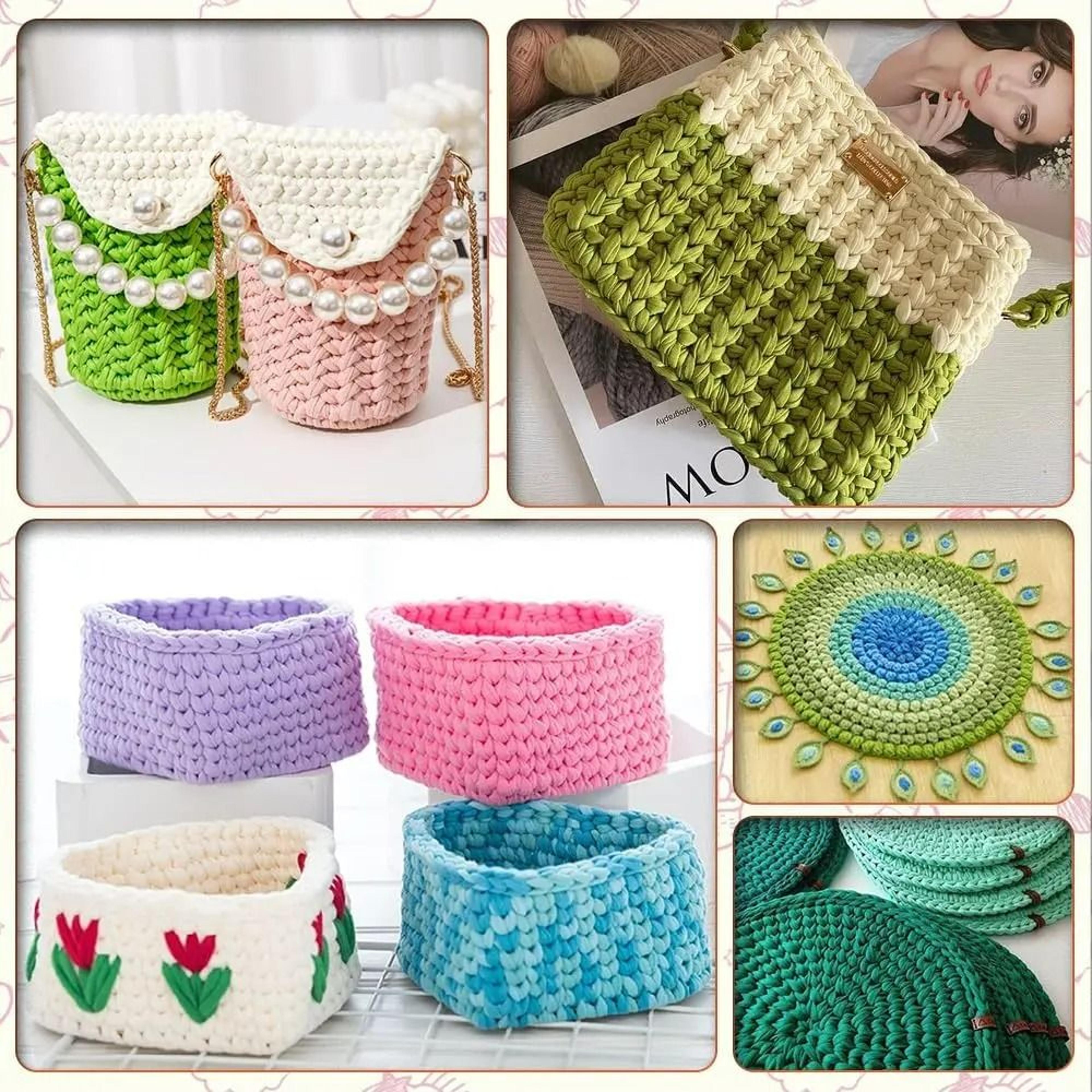 088 Lb Thick Elastic Fabric TShirt Knitting Yarn 3