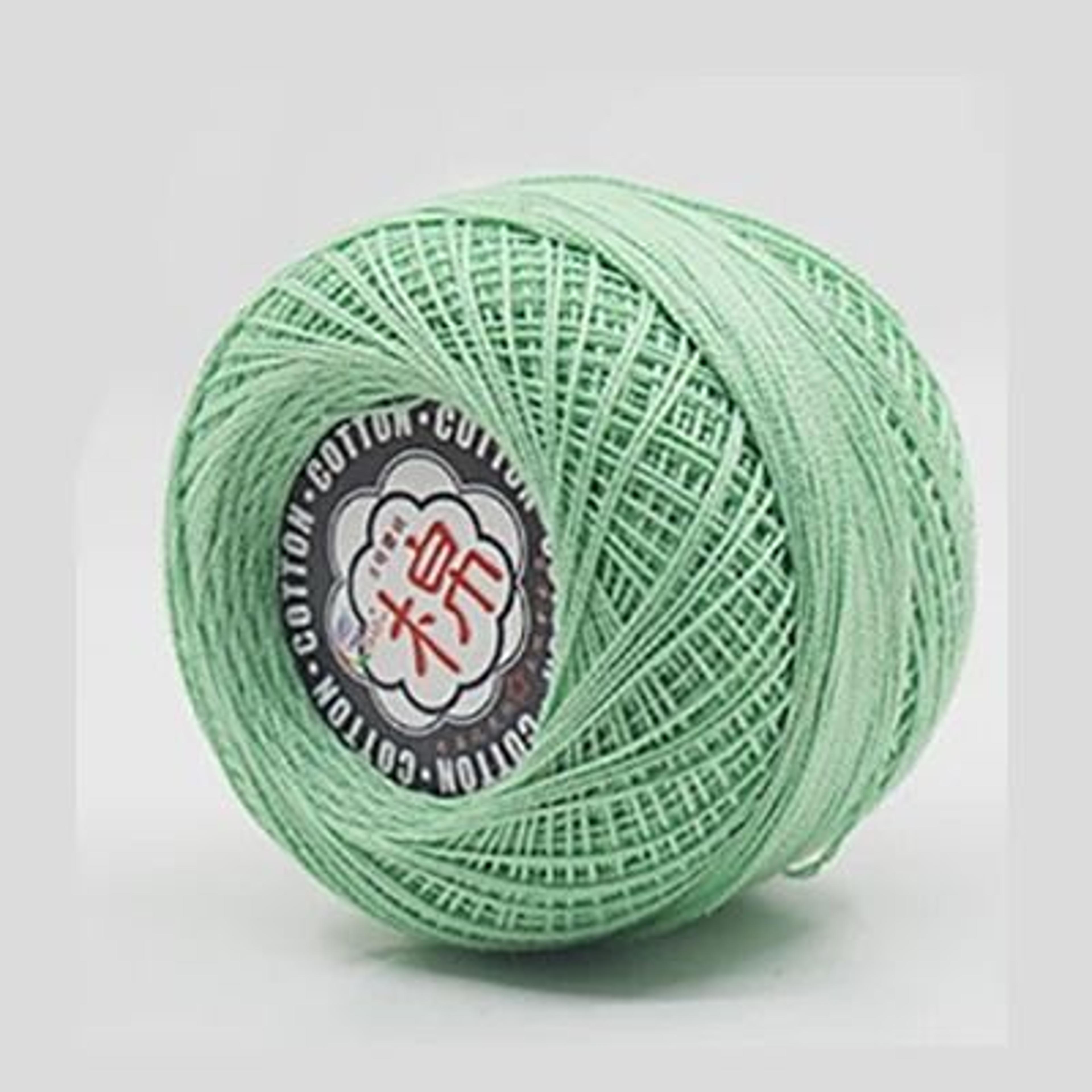 011 Lb Colorful 2Ply Cotton Thin Lace Crochet Yarn 12