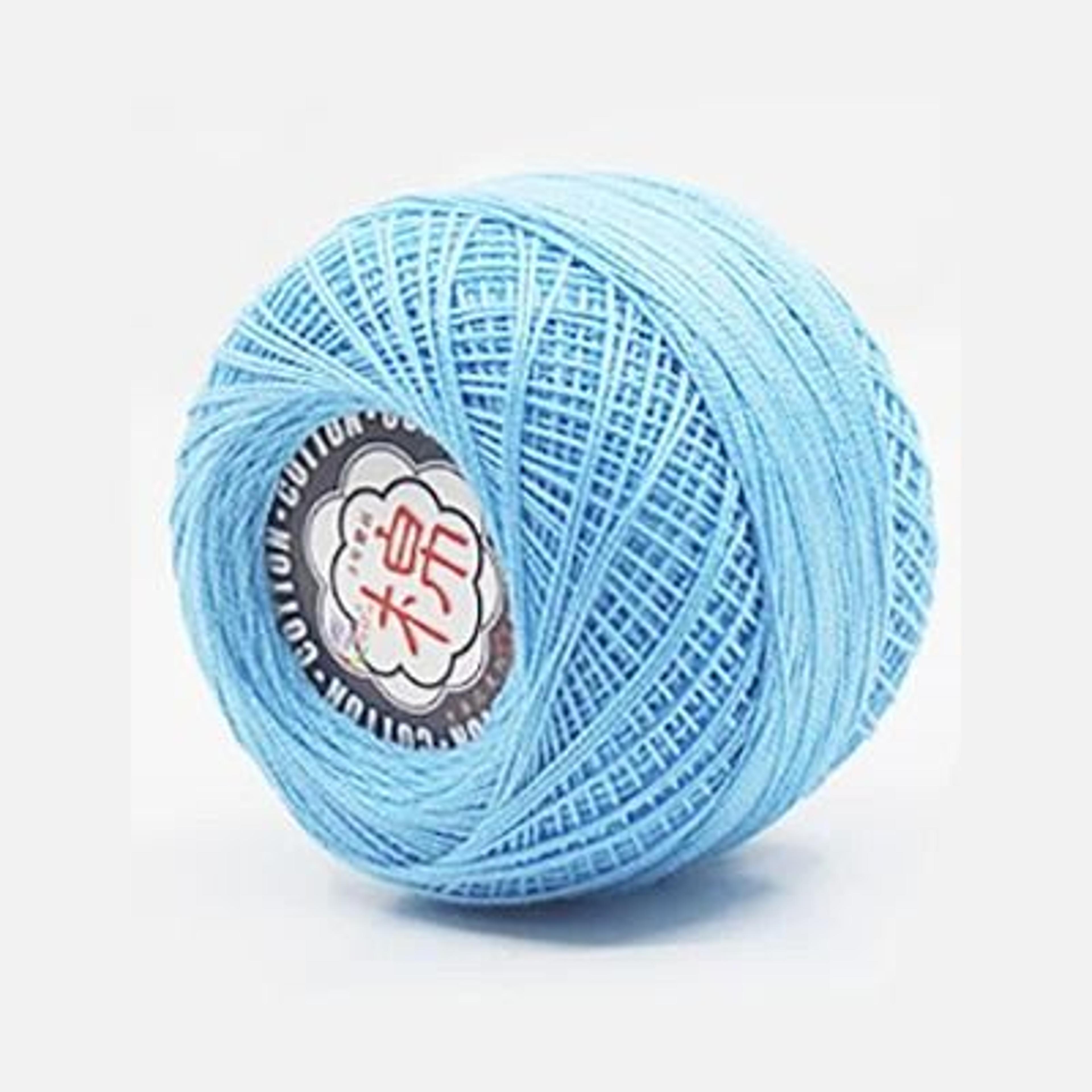 011 Lb Colorful 2Ply Cotton Thin Lace Crochet Yarn 16
