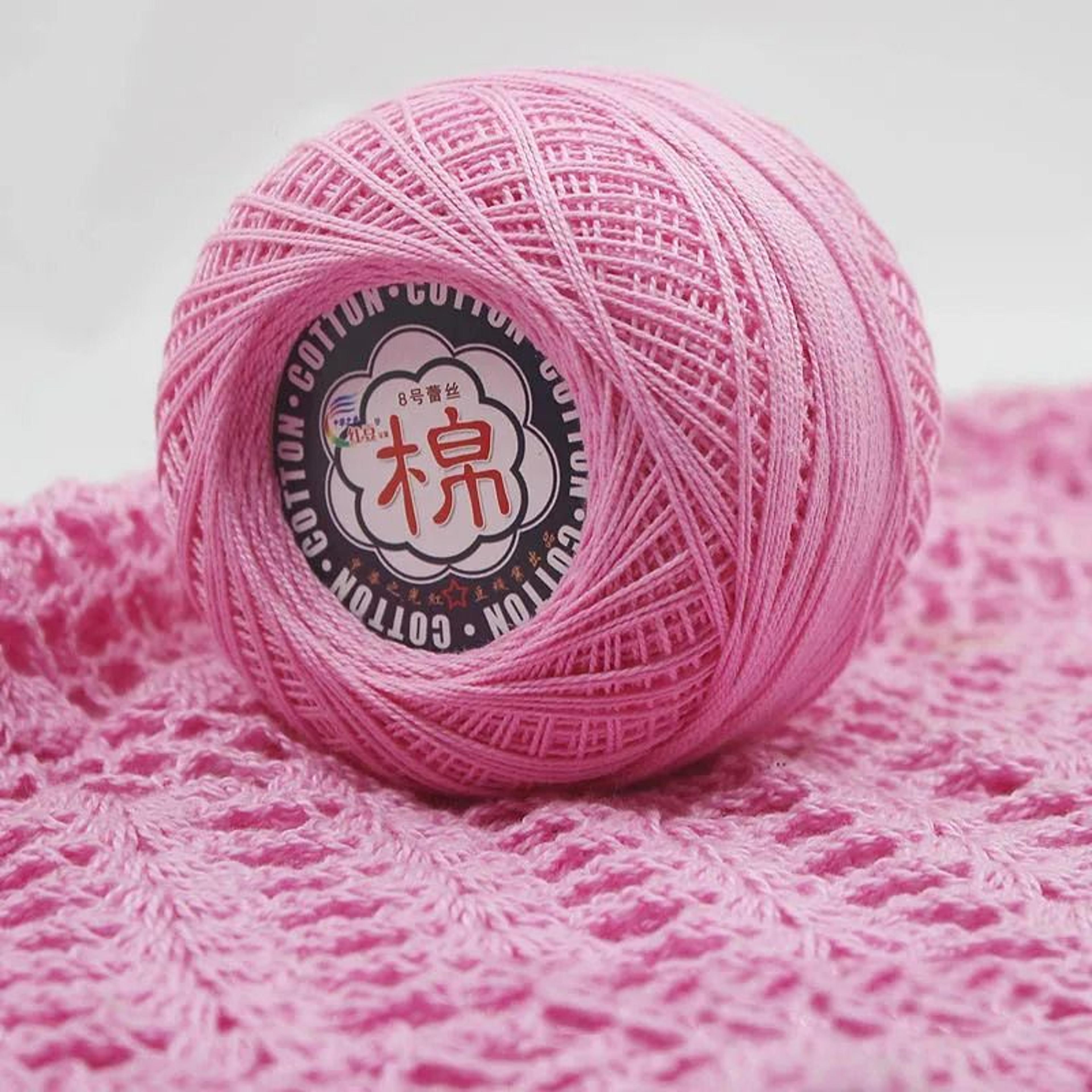 011 Lb Colorful 2Ply Cotton Thin Lace Crochet Yarn 1