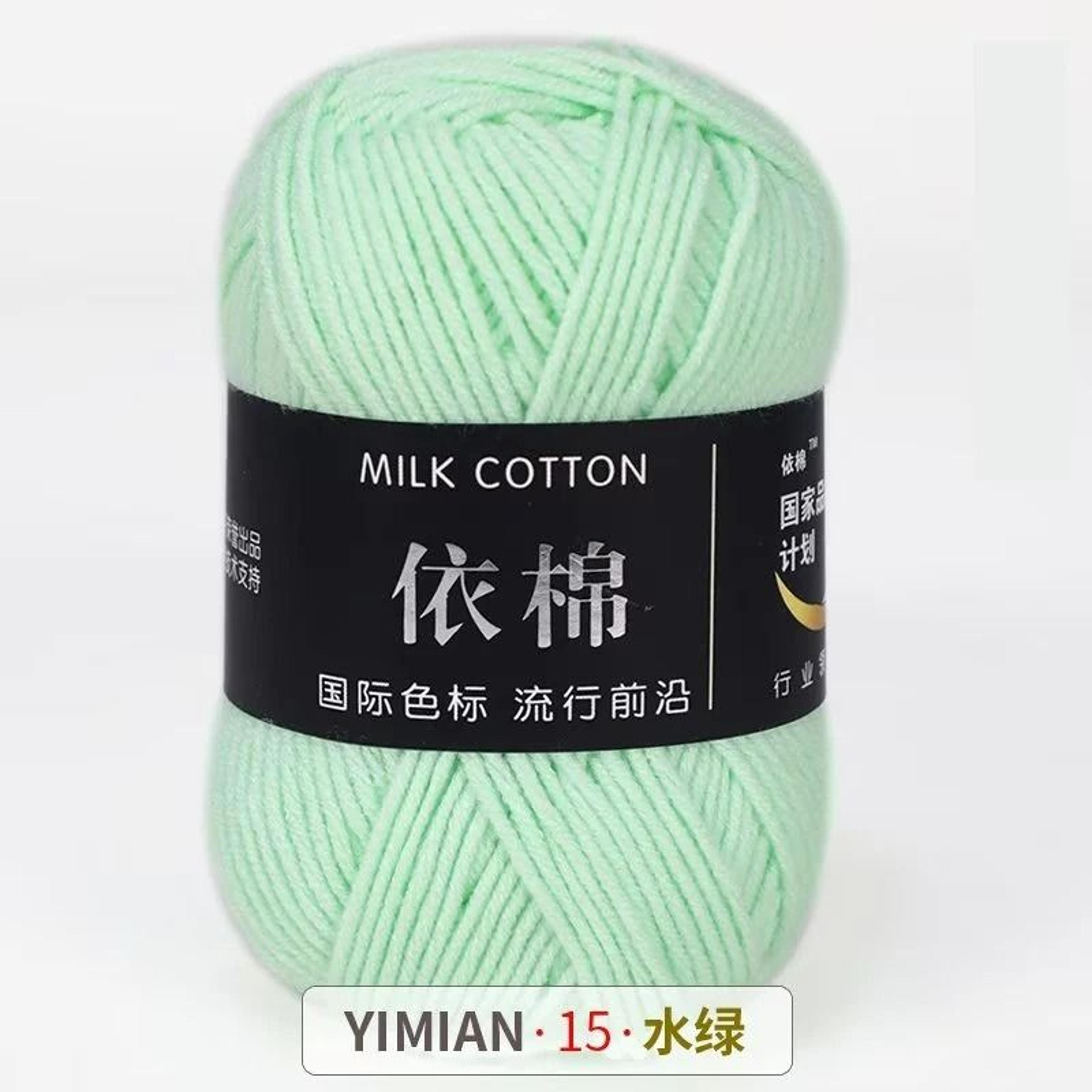 011 Lb Soft Milk Cotton  Acrylic Knitting Yarn Ball 9