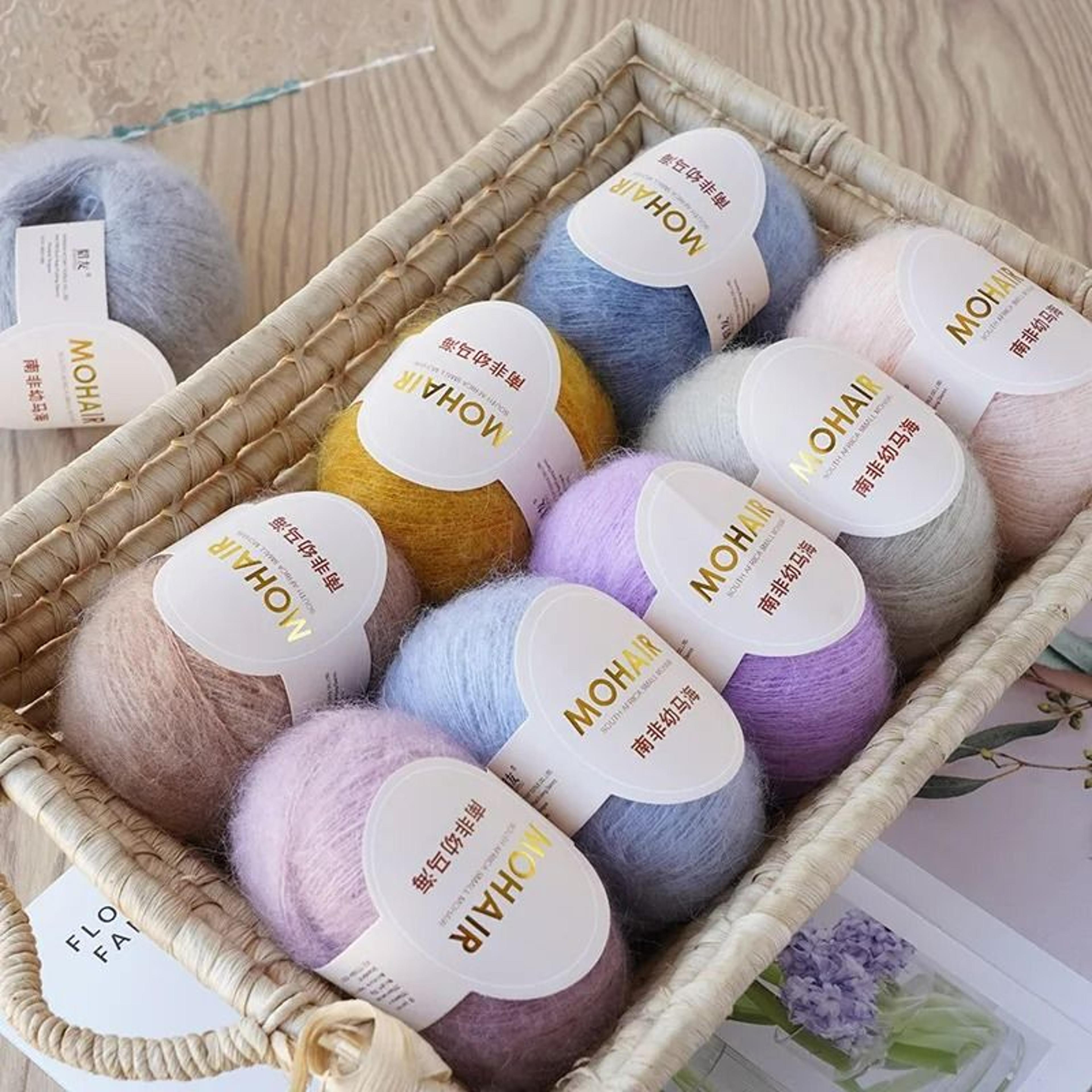 006 Lb Soft Mohair HandKnitting Yarn 1