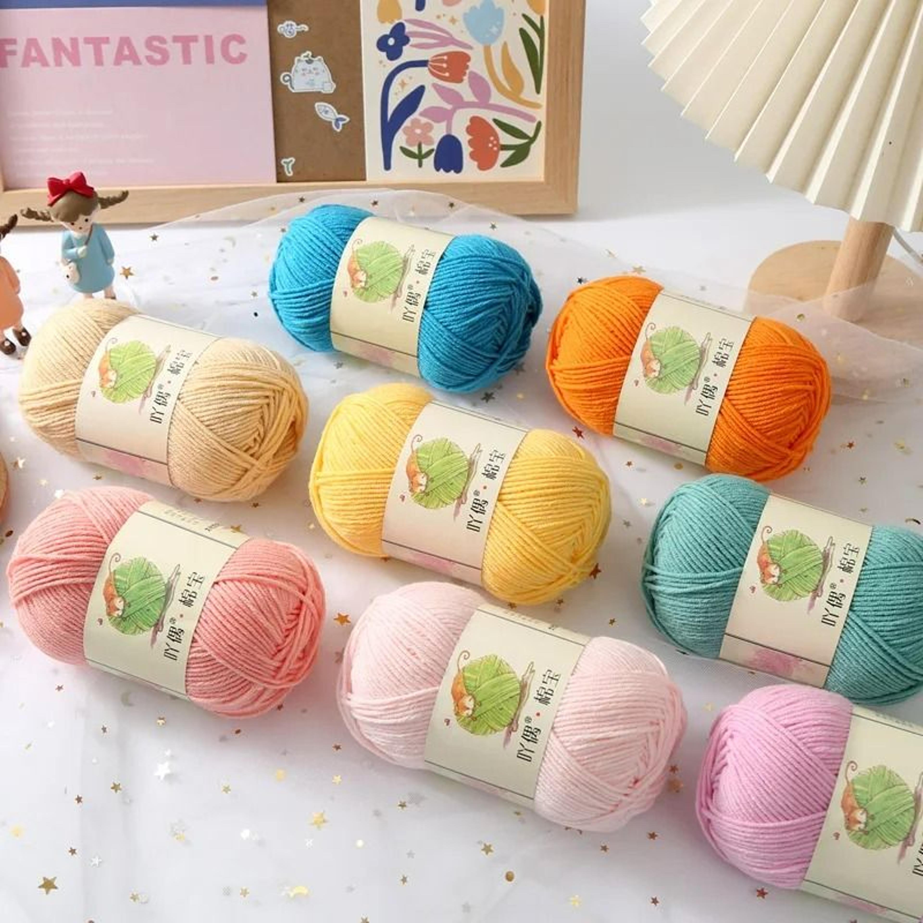 009 Lb CottonAcrylic Blend HandKnitting Yarn 2