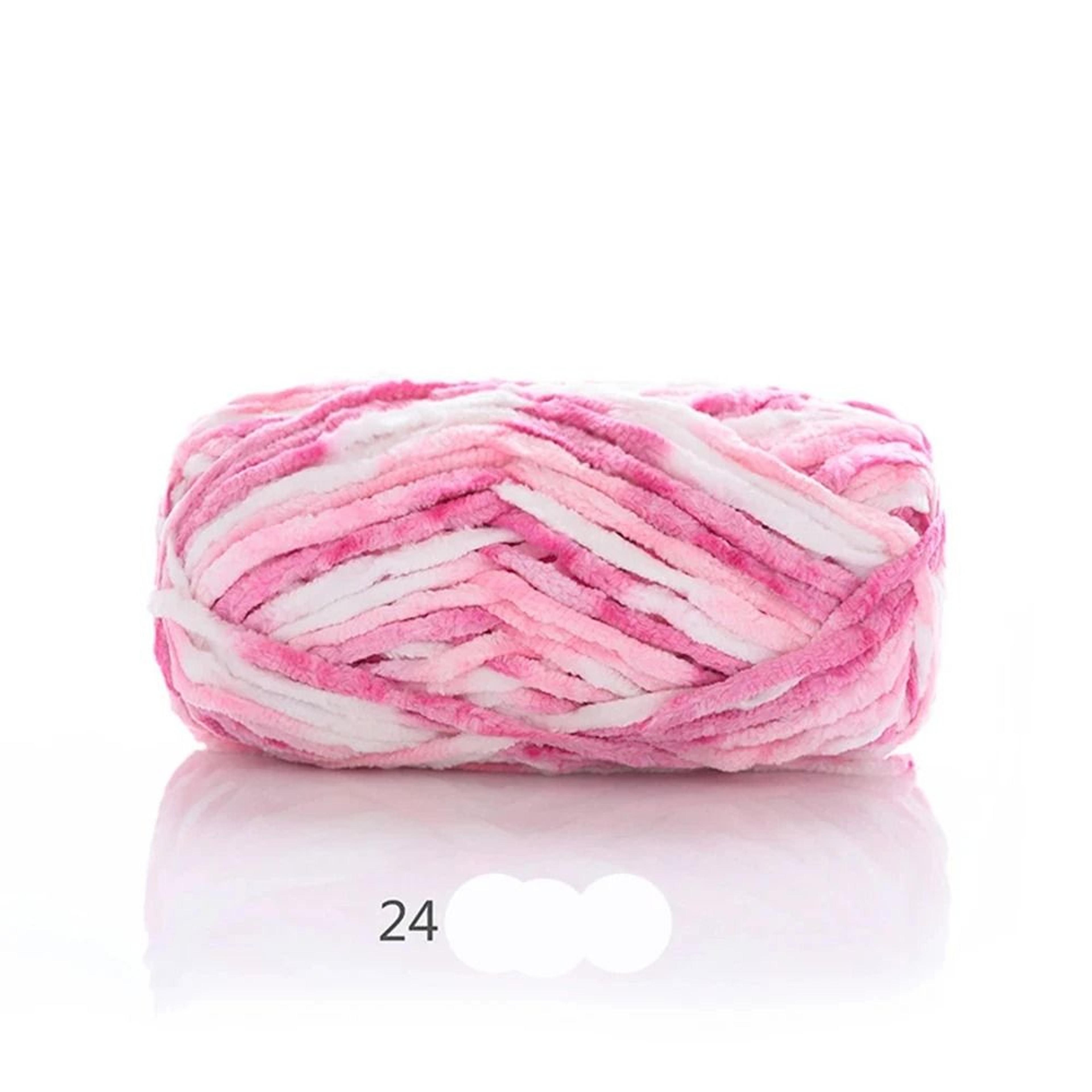 87Yard Thick Chenille Velvet Knitting  Crochet Yarn 11