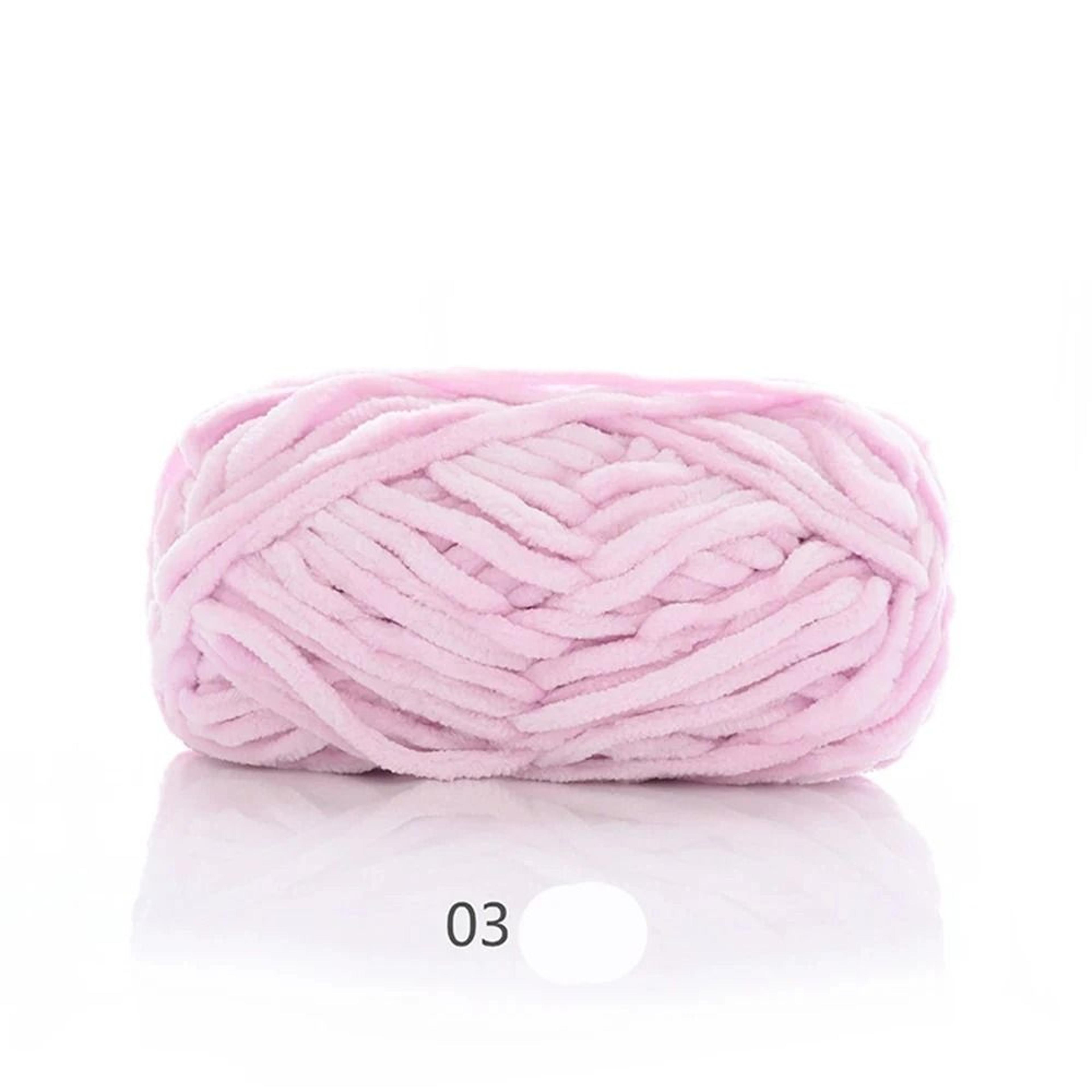 87Yard Thick Chenille Velvet Knitting  Crochet Yarn 19