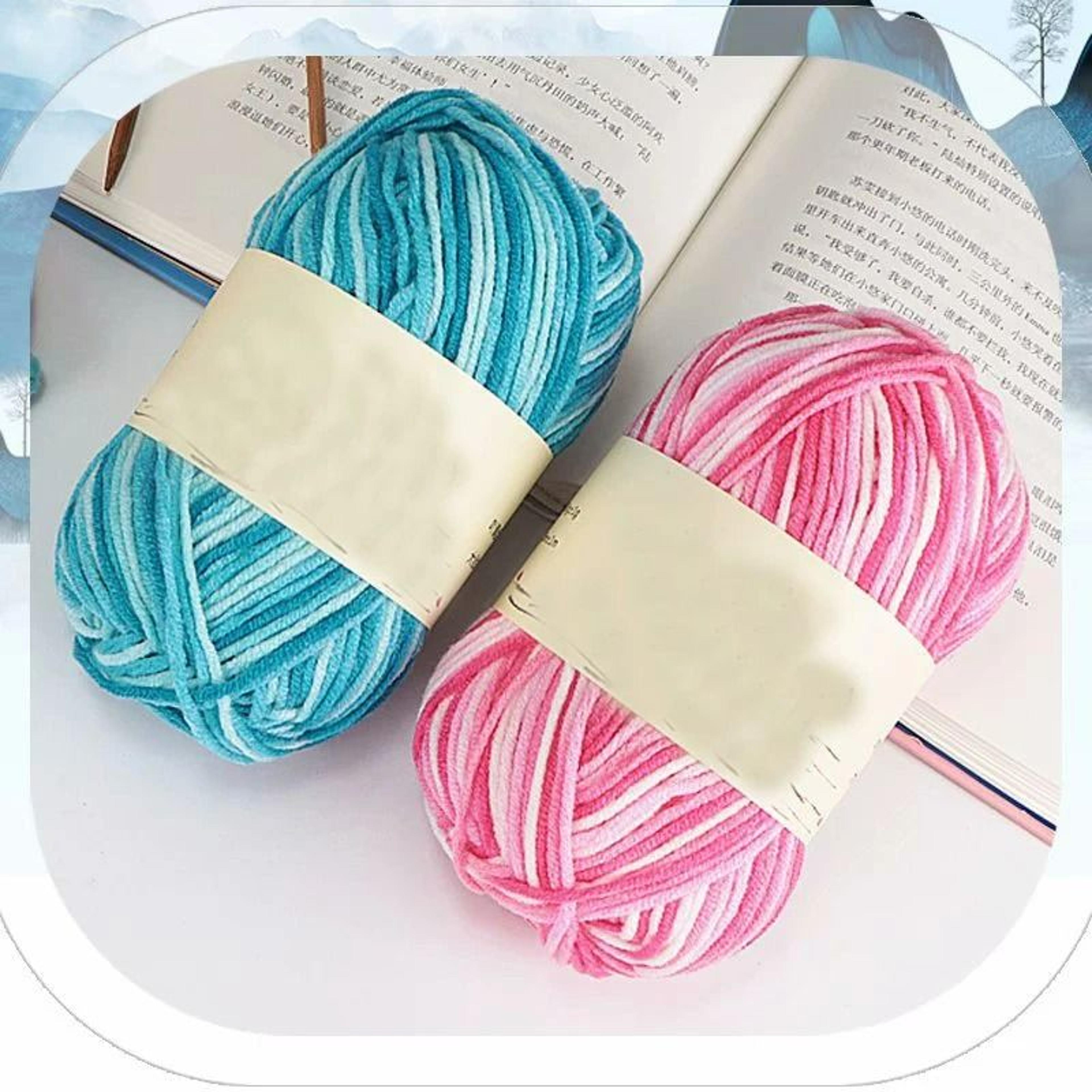 011 Lb Colorful Milk Cotton SectionDyed HandKnitting Yarn 1