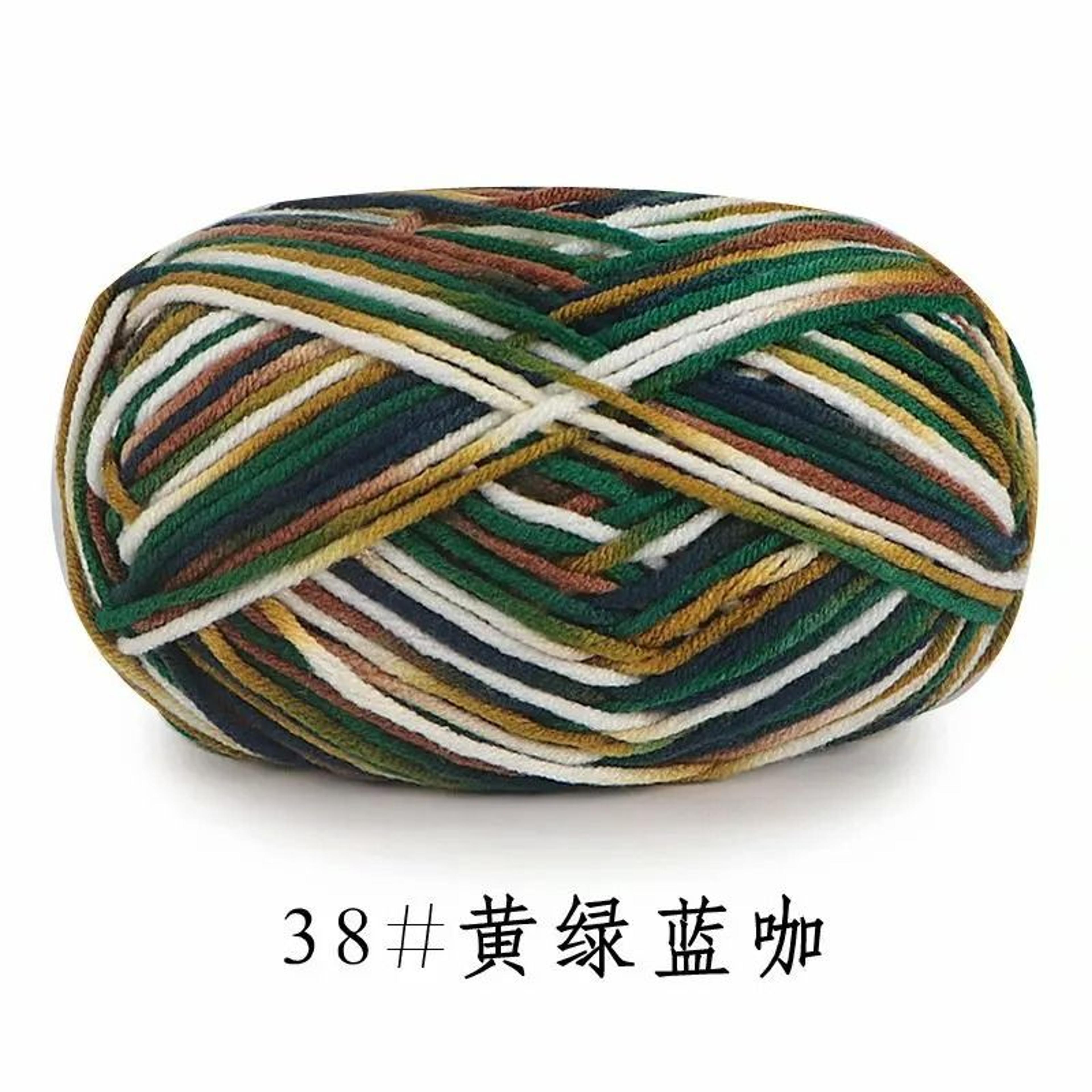 011 Lb Colorful Milk Cotton SectionDyed HandKnitting Yarn 6