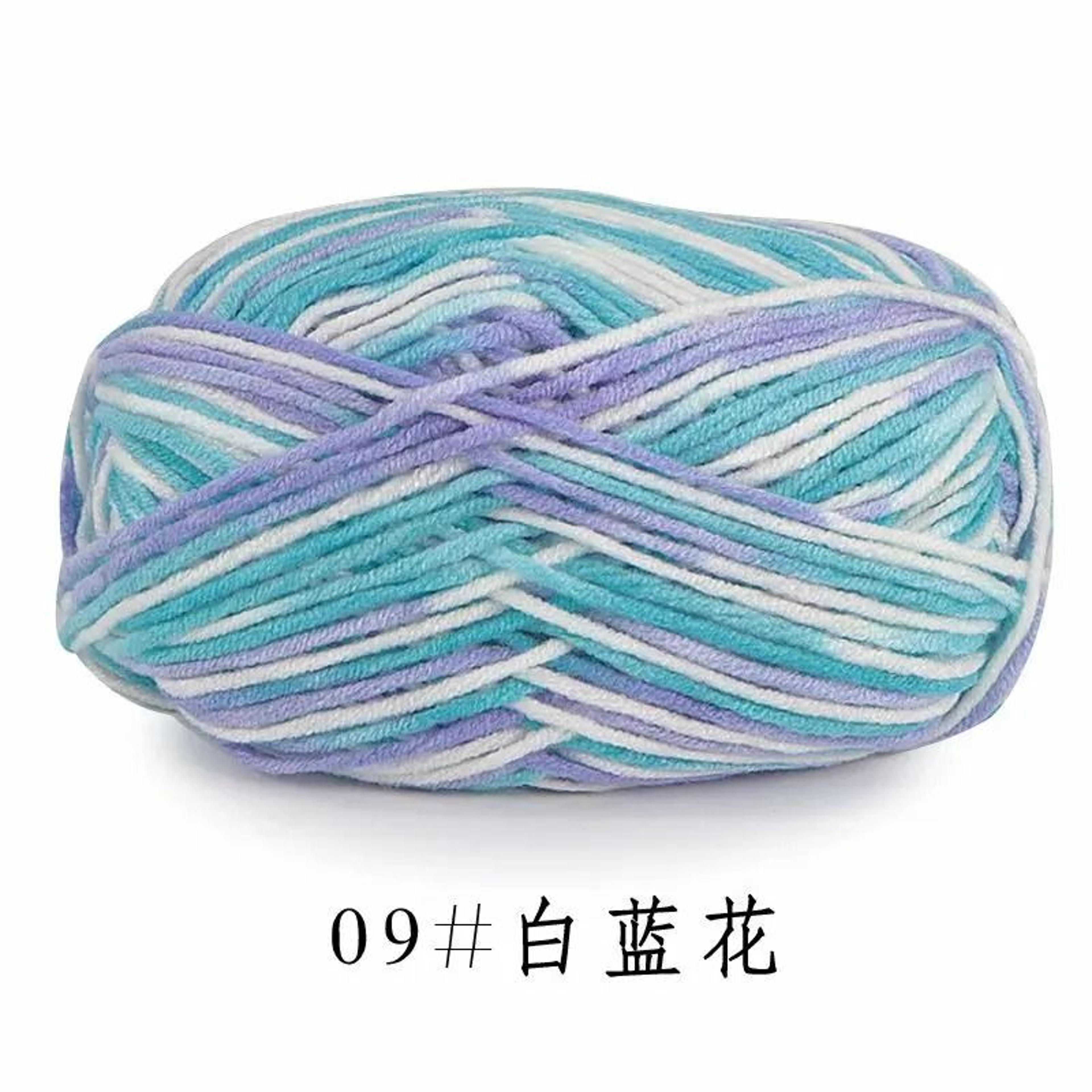 011 Lb Colorful Milk Cotton SectionDyed HandKnitting Yarn 15
