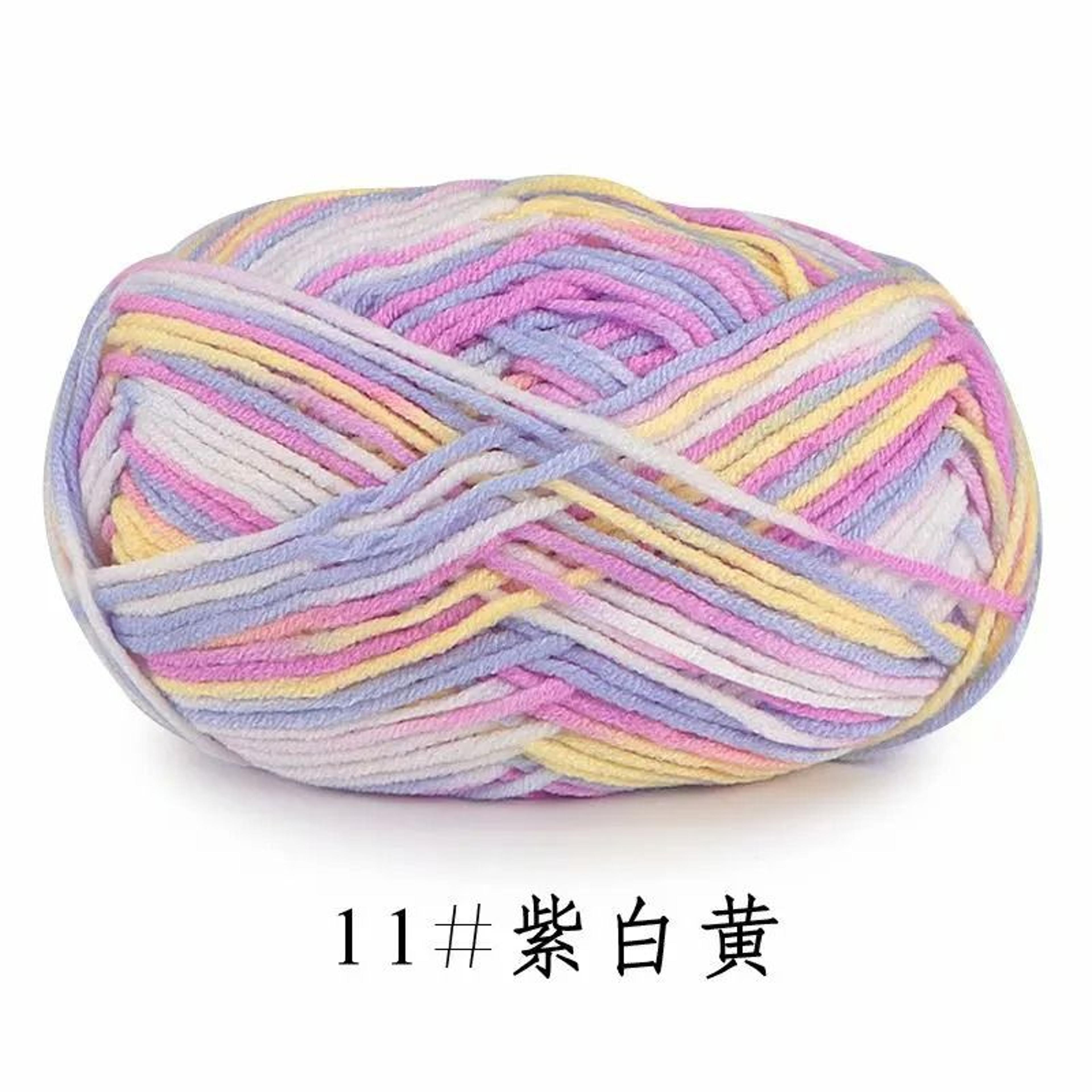 011 Lb Colorful Milk Cotton SectionDyed HandKnitting Yarn 17