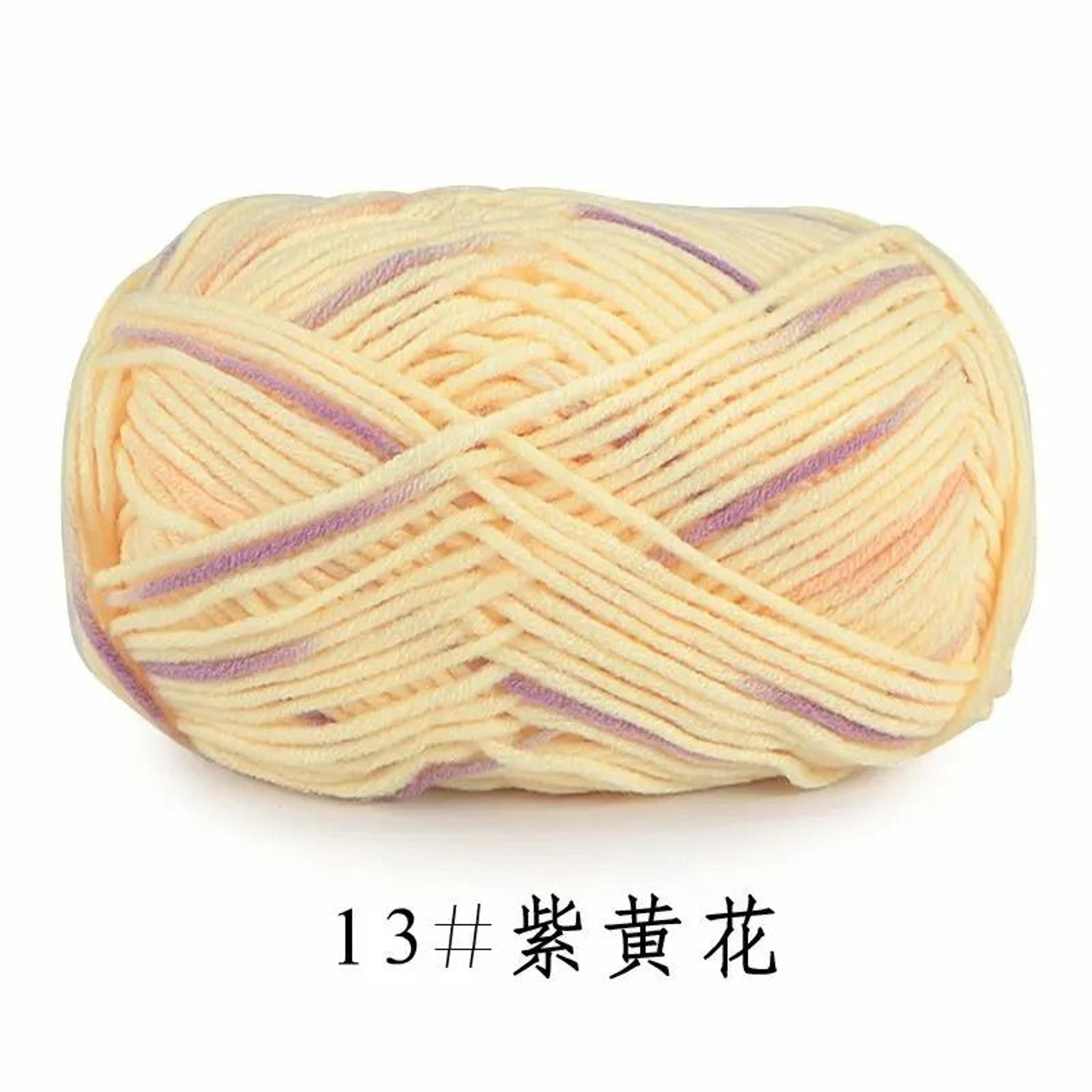 011 Lb Colorful Milk Cotton SectionDyed HandKnitting Yarn 19