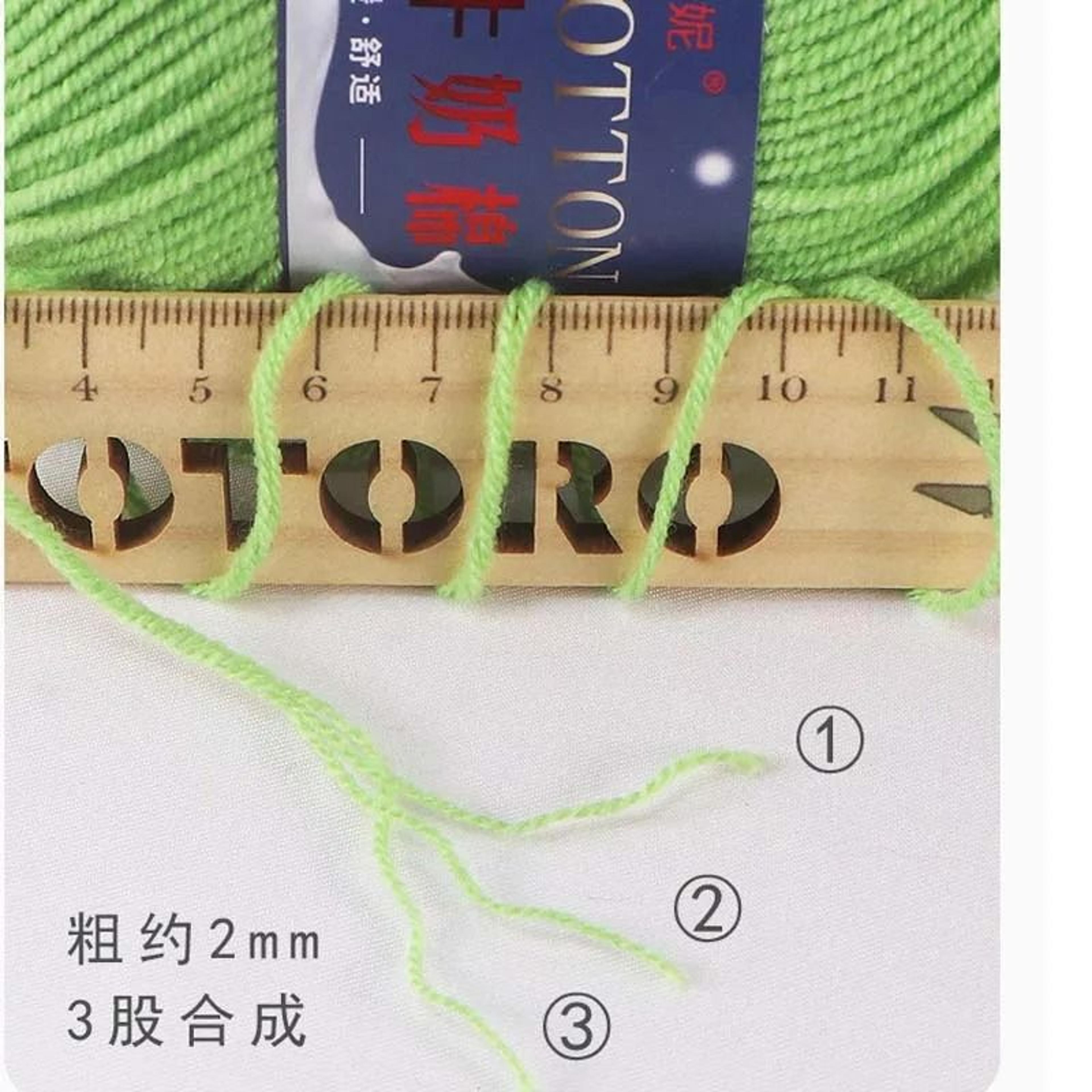 011 Lb Milk Cotton HandKnitting  Crochet Yarn 4