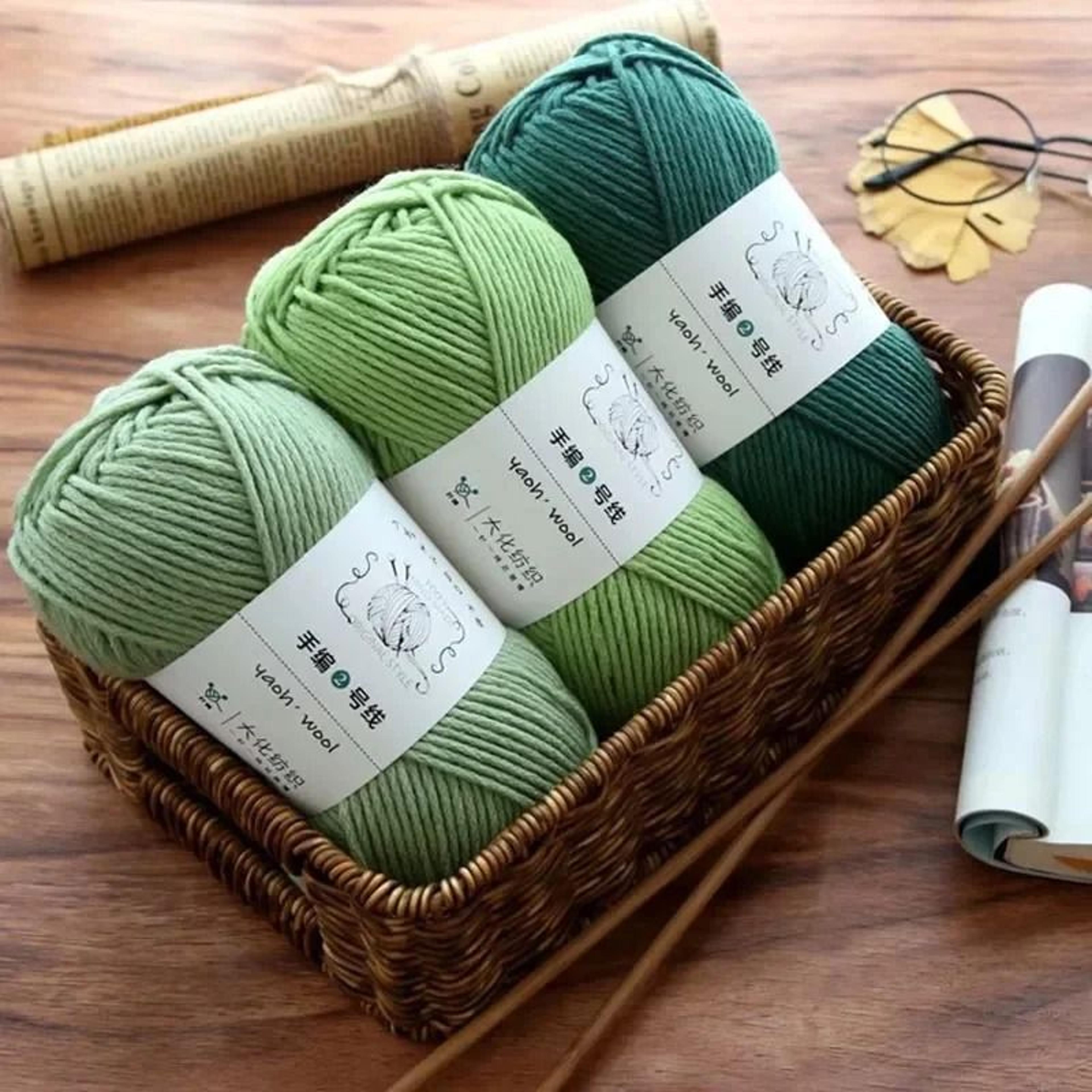 022 Lb Milk Cotton HandKnitting  Crochet Yarn 175 Yards 2