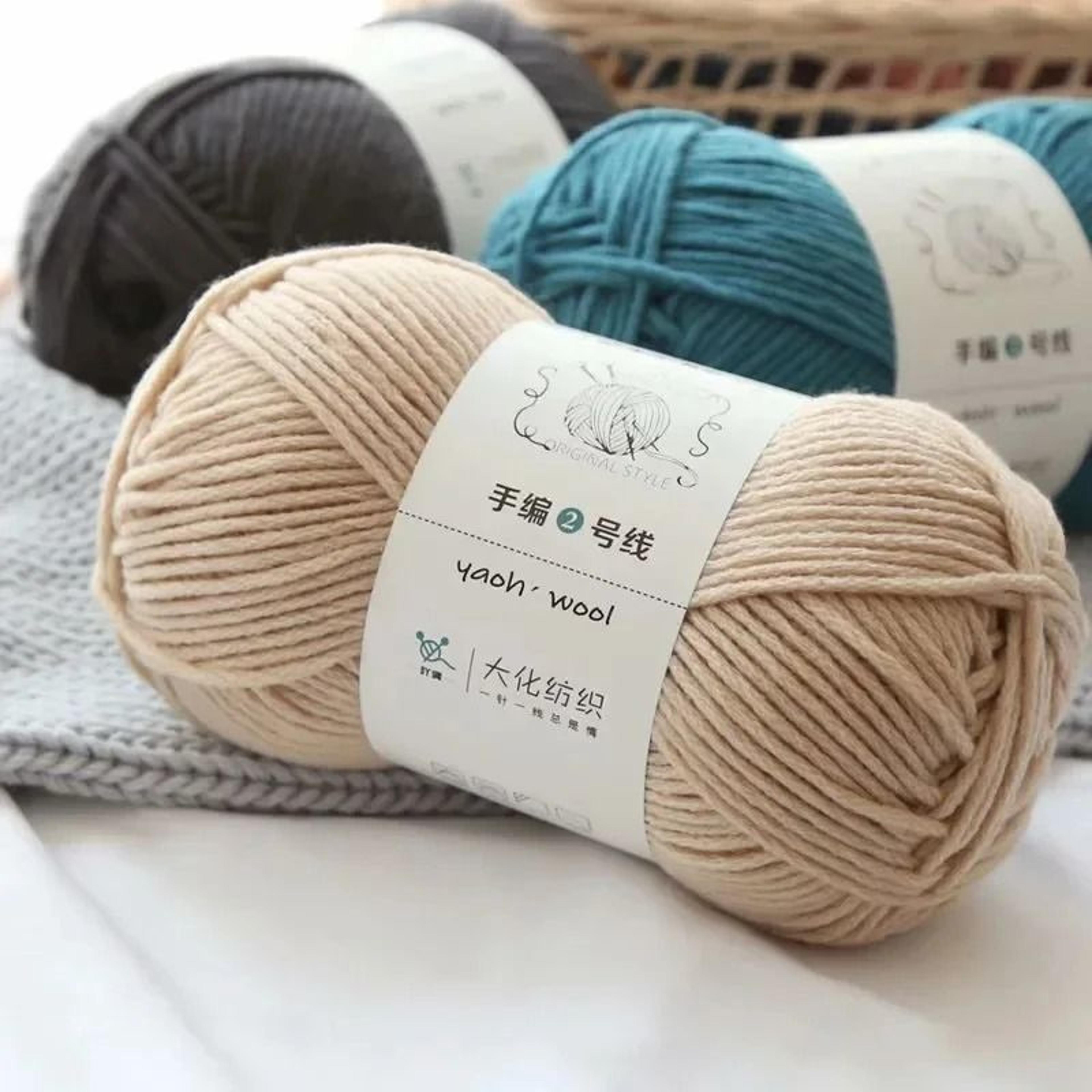 022 Lb Milk Cotton HandKnitting  Crochet Yarn 175 Yards 4