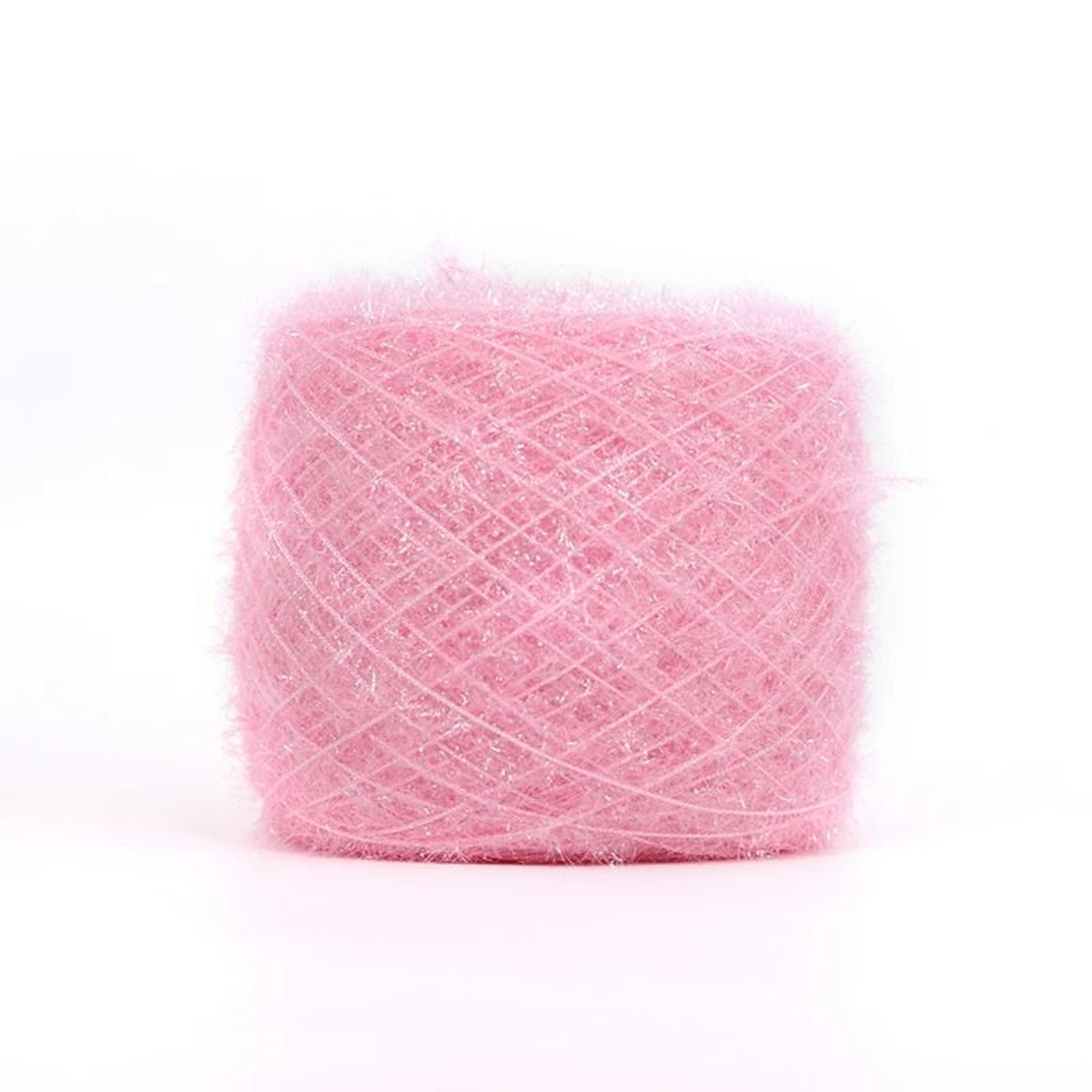 Sparkly SpaceDye Acrylic  Glass Silk HandKnitting Yarn 14