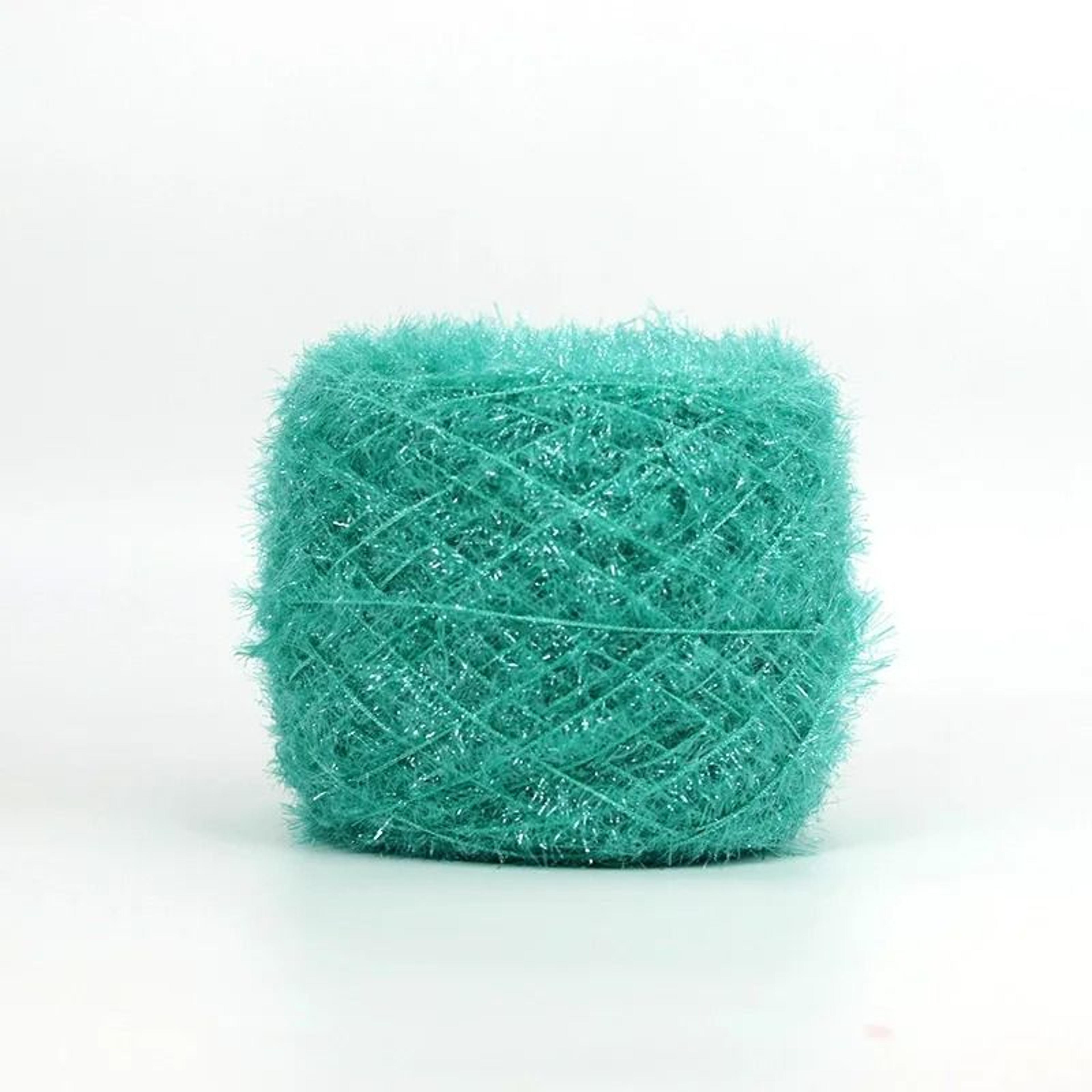 Sparkly SpaceDye Acrylic  Glass Silk HandKnitting Yarn 19