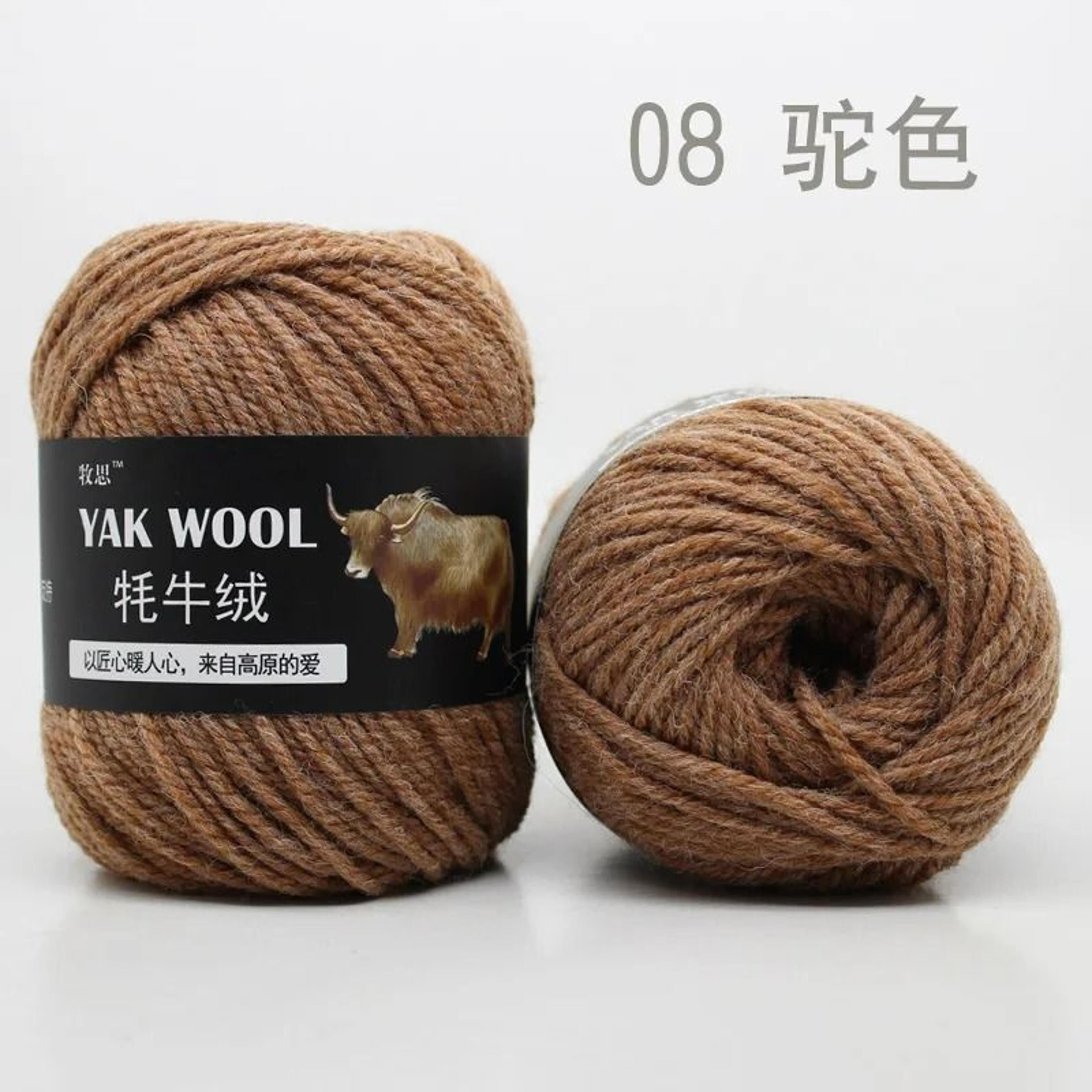 022 Lb Premium Yak Hair  Wool Blend HandKnitting Yarn 13