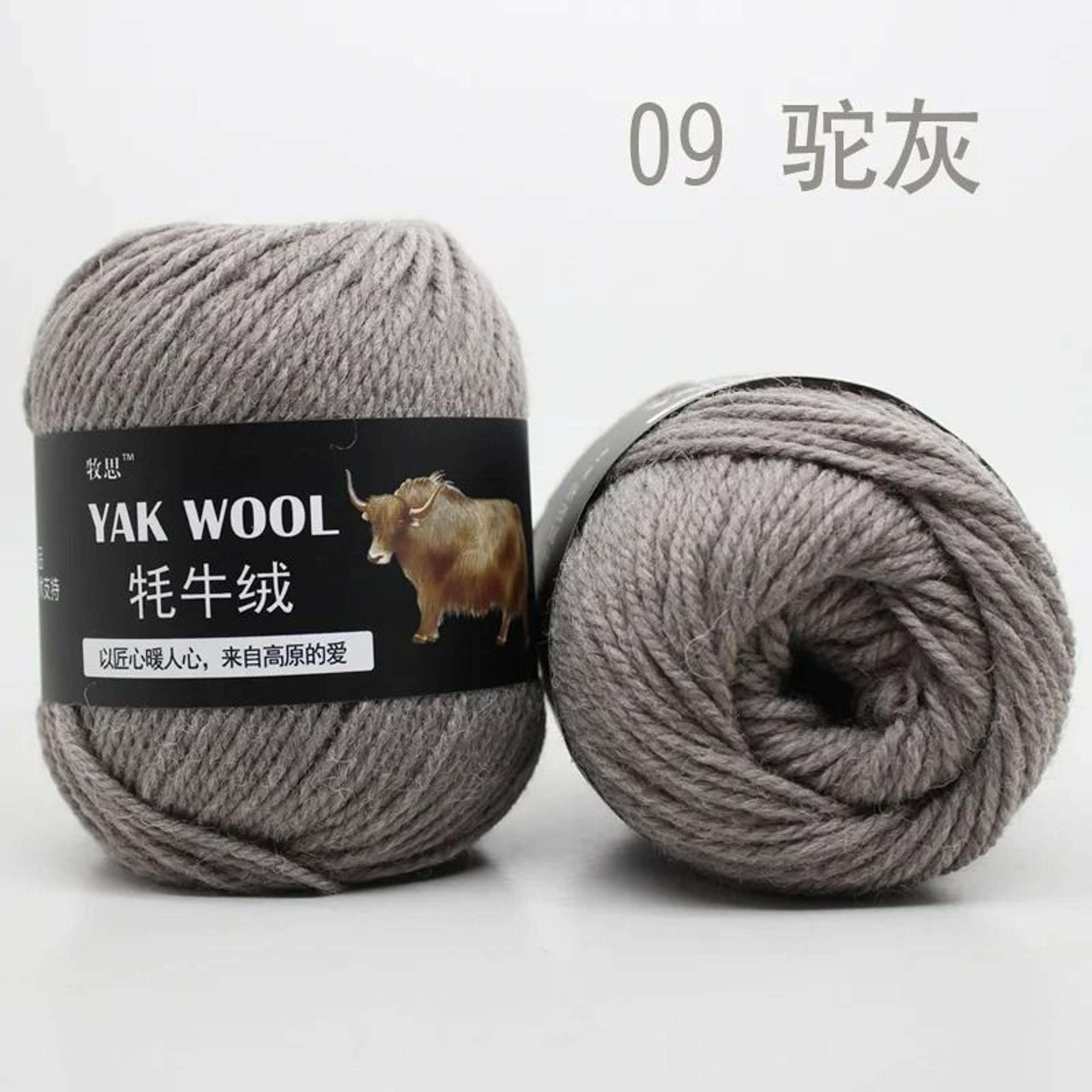 022 Lb Premium Yak Hair  Wool Blend HandKnitting Yarn 14
