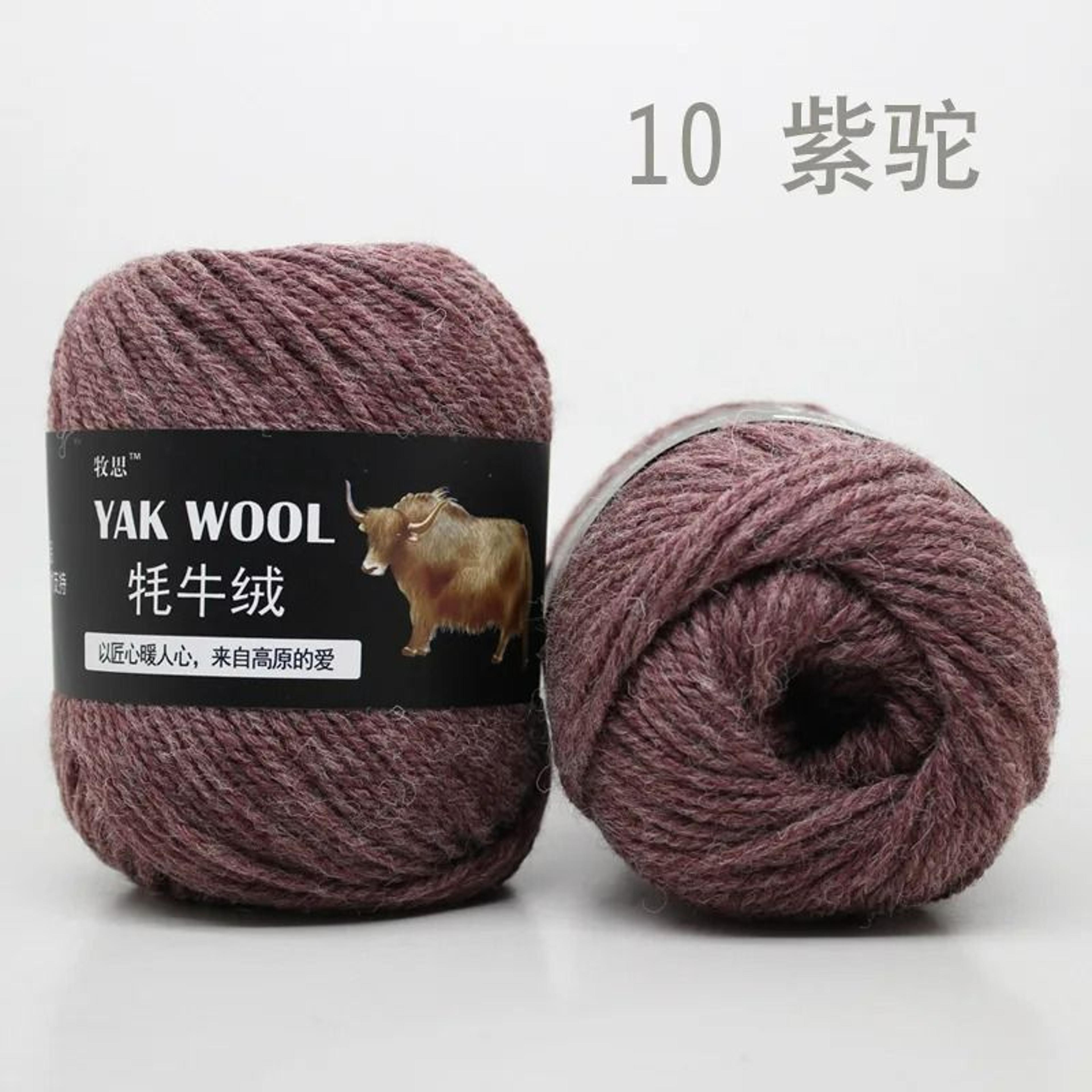 022 Lb Premium Yak Hair  Wool Blend HandKnitting Yarn 15
