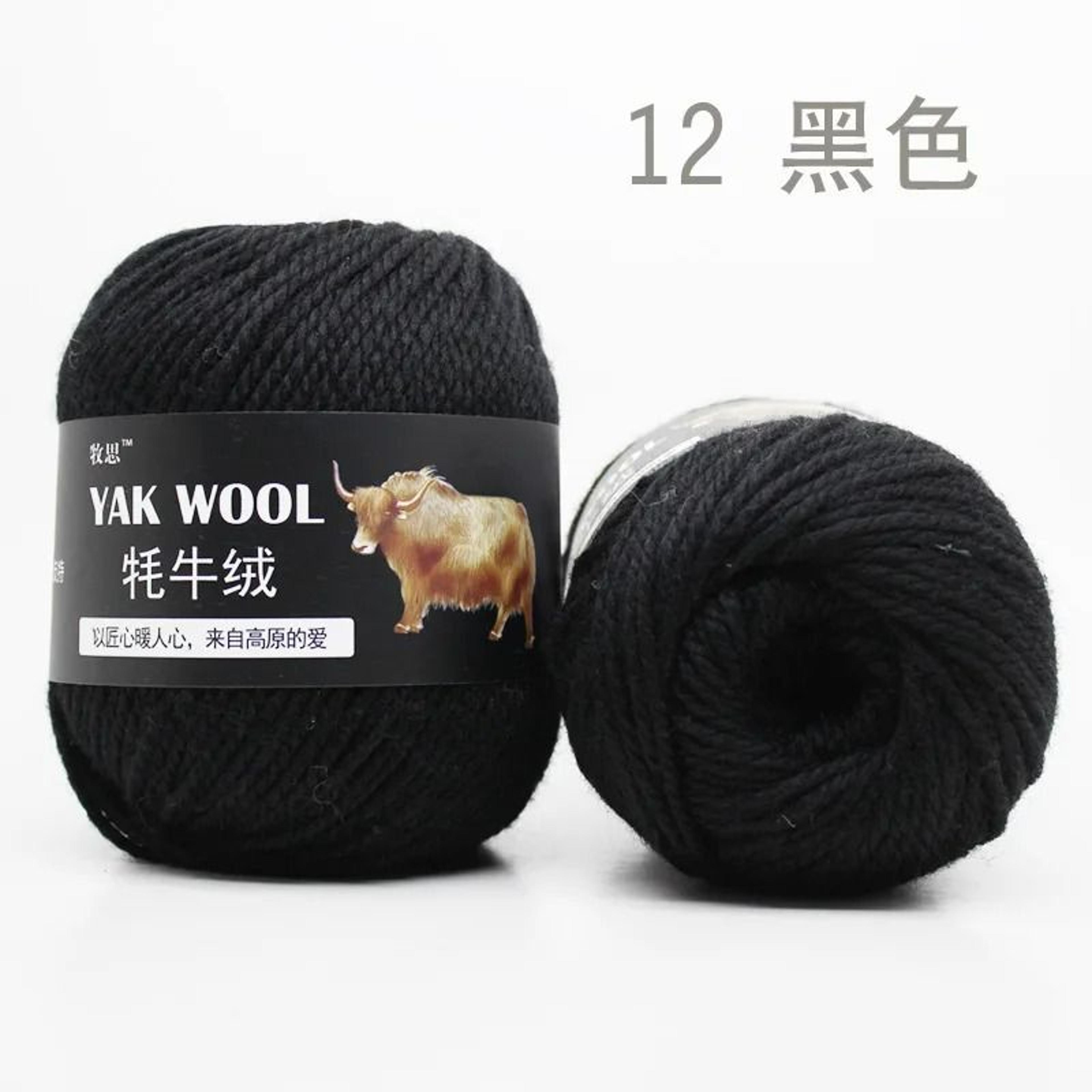 022 Lb Premium Yak Hair  Wool Blend HandKnitting Yarn 17