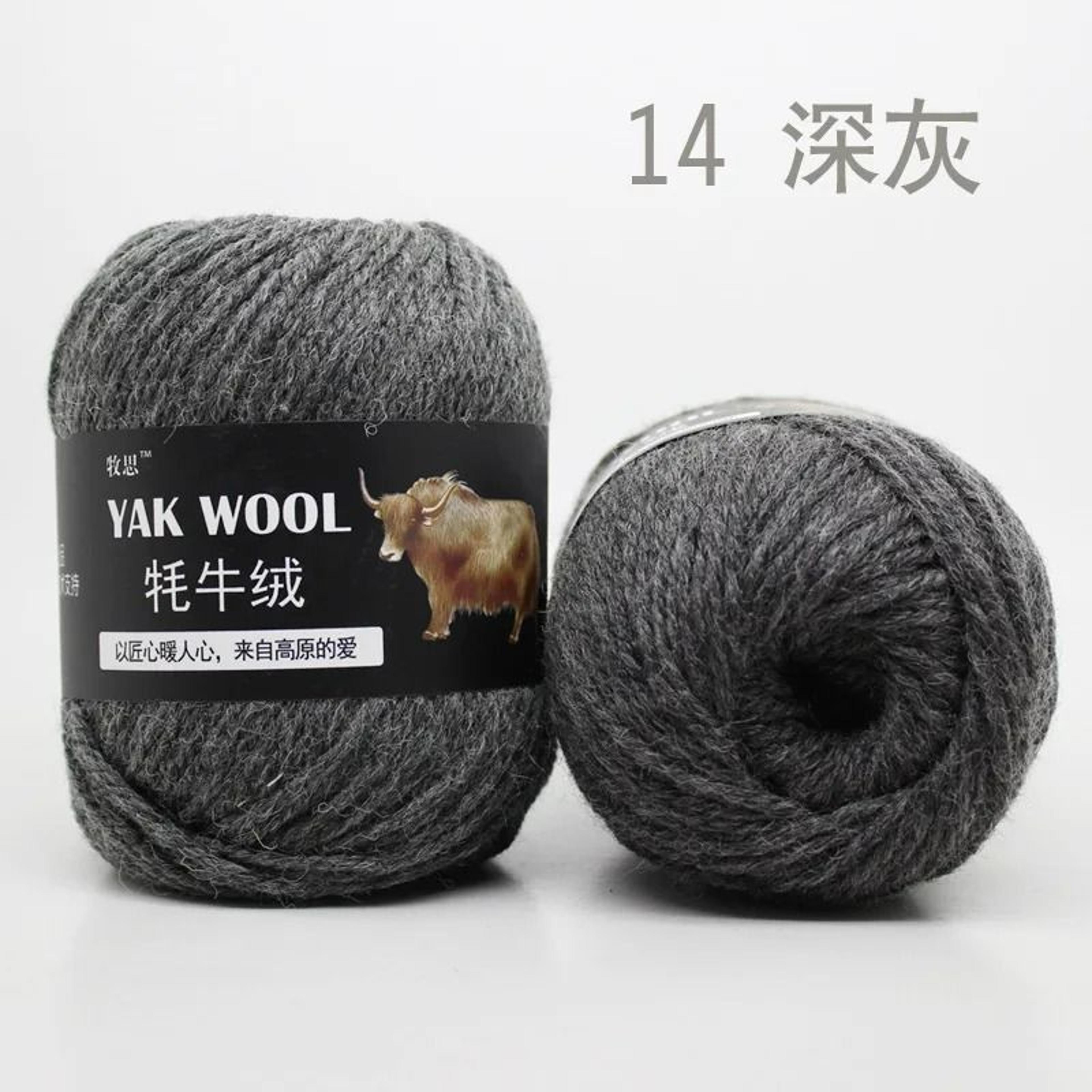 022 Lb Premium Yak Hair  Wool Blend HandKnitting Yarn 19