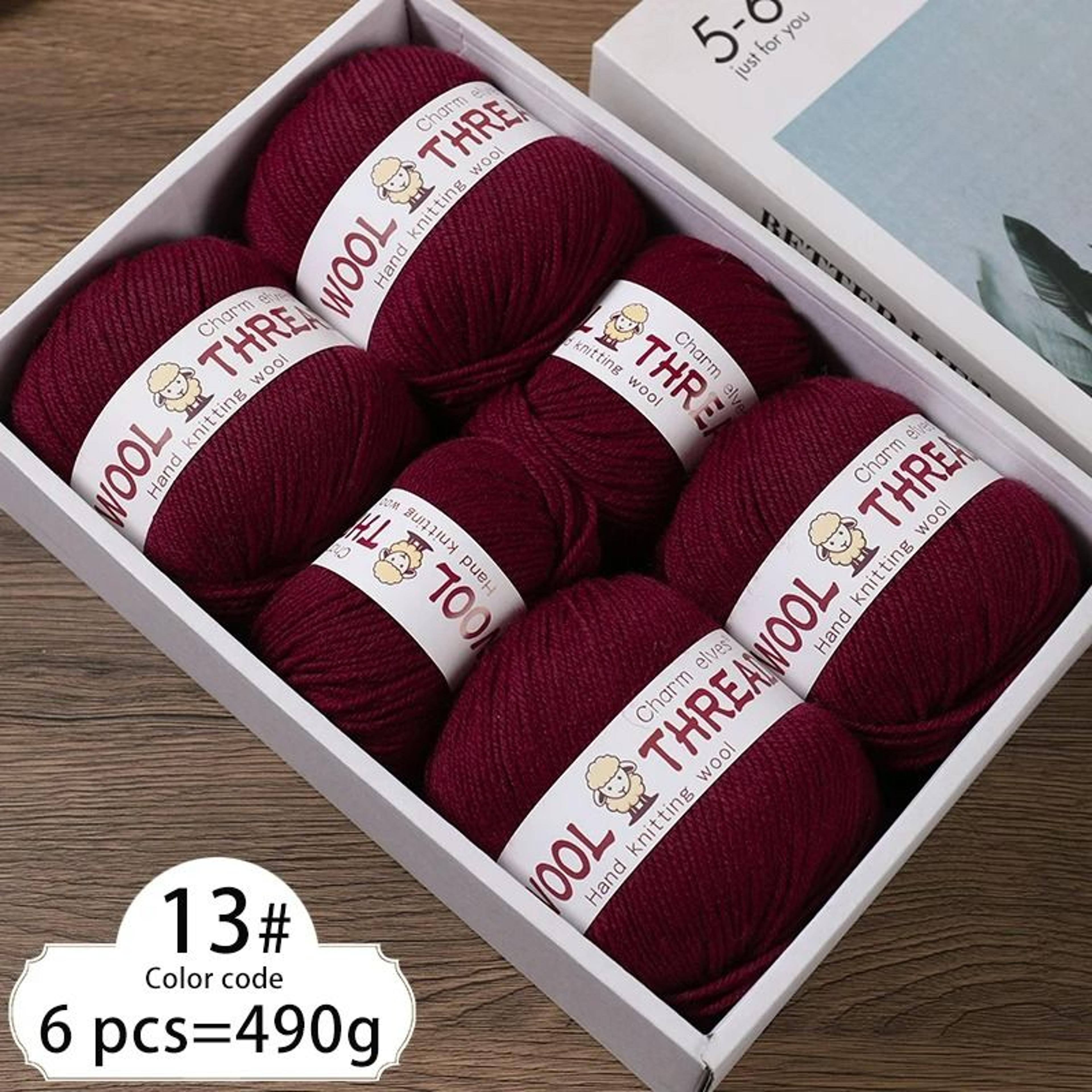11 Lb MediumCoarse Fine Wool HandKnitting Yarn 11